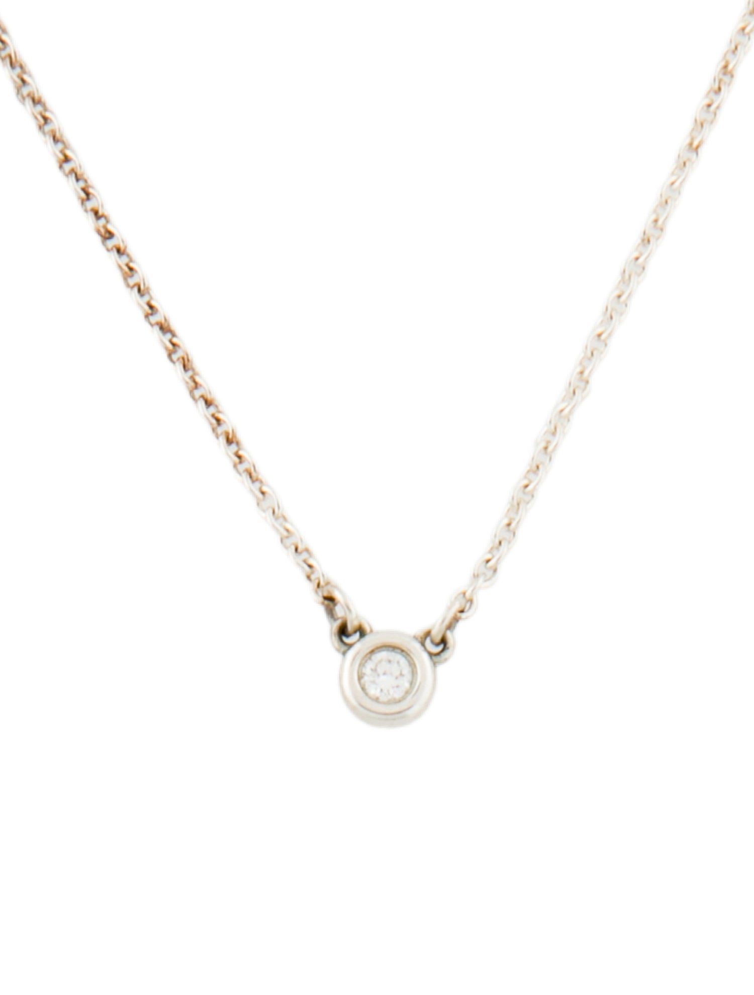 Tiffany & Co. Diamonds by the Yard Single Pendant Necklace