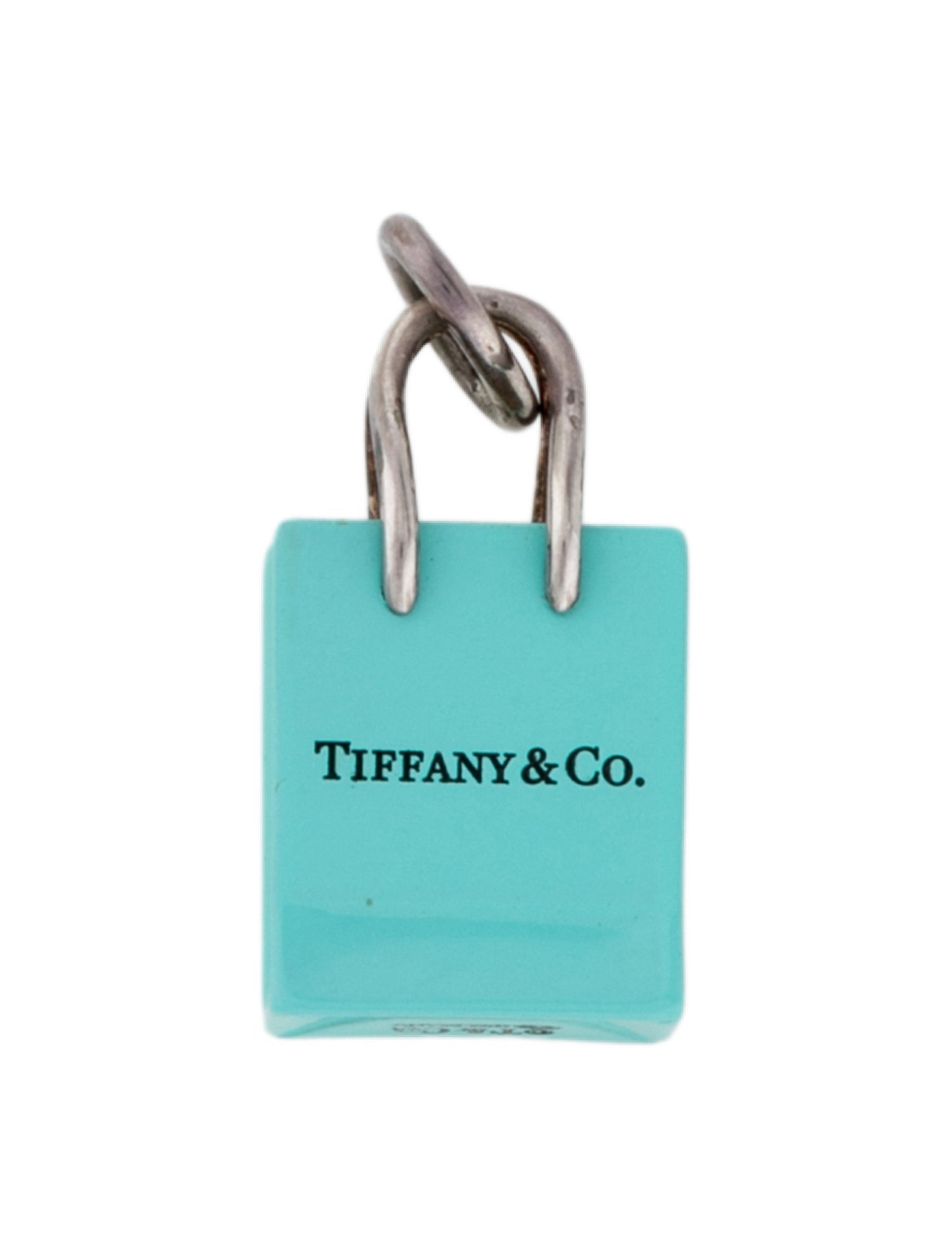 Tiffany & Co. Enamel Shopping Bag Charm