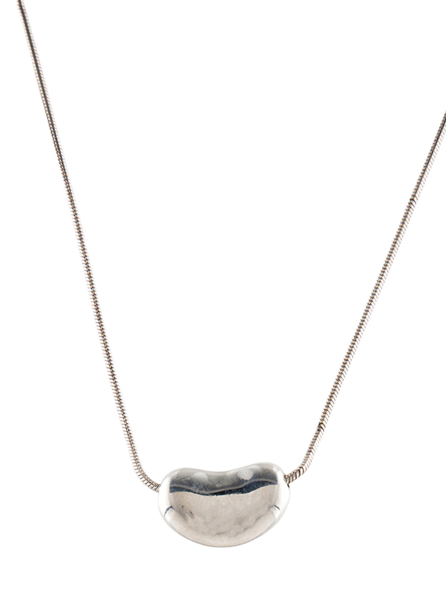 Tiffany & Co. Bean Design Pendant Necklace