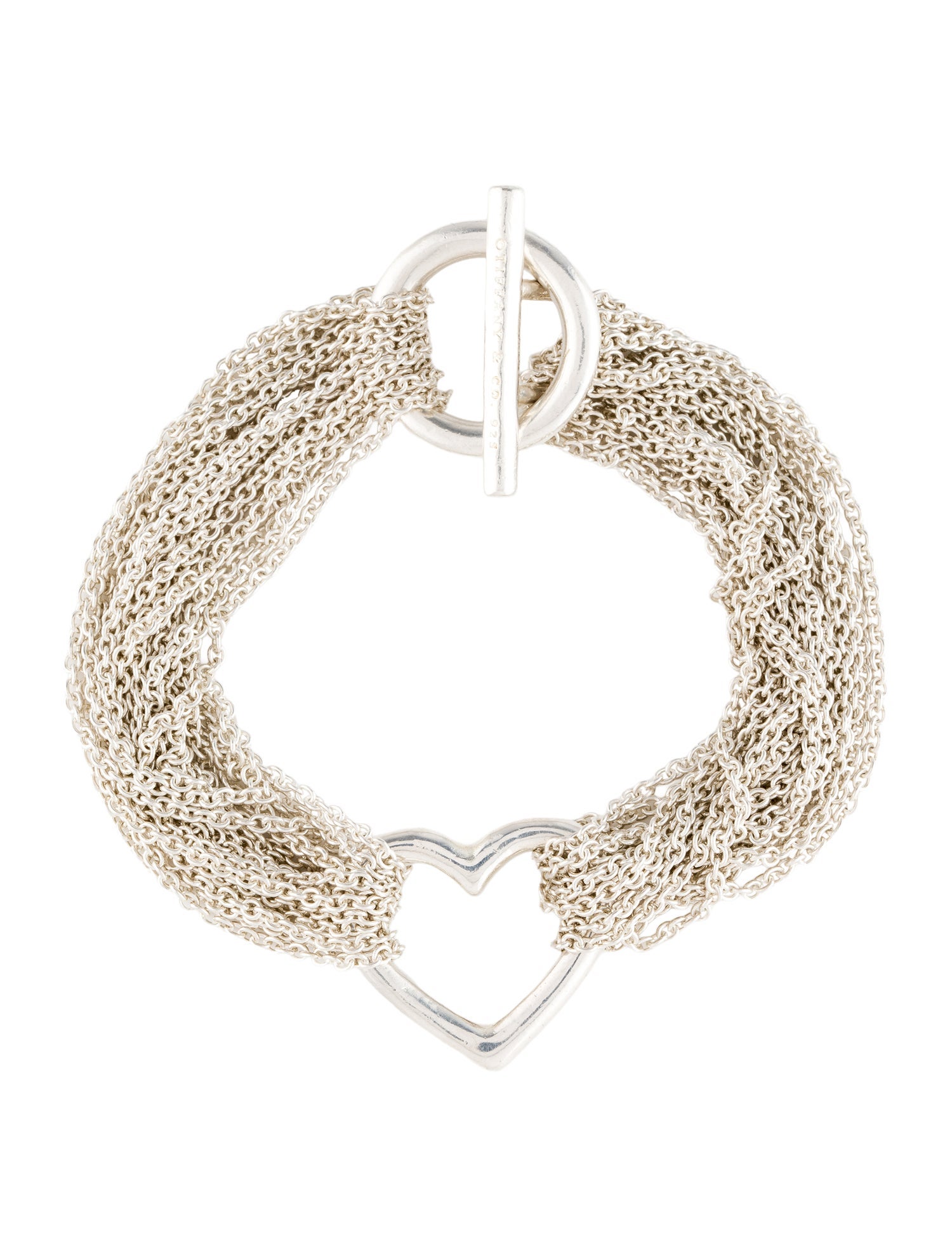 Tiffany & Co. Heart Multi-Strand Toggle Bracelet