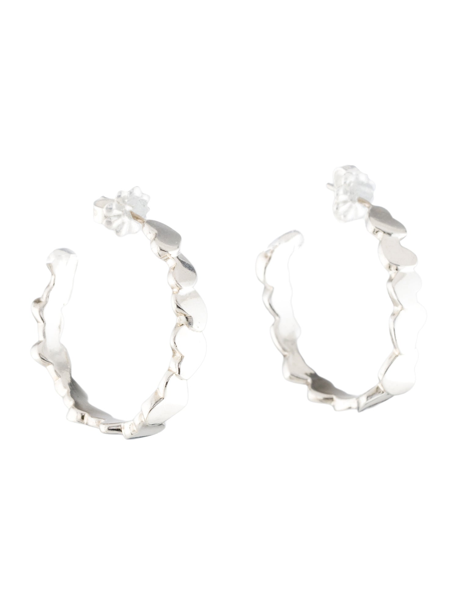 Tiffany & Co. Modern Heart Hoop Earrings