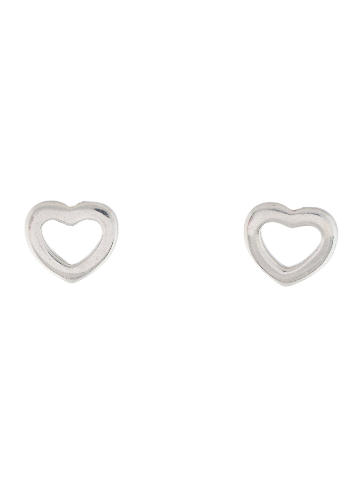 Tiffany & Co. Cutout Heart Stud Earrings