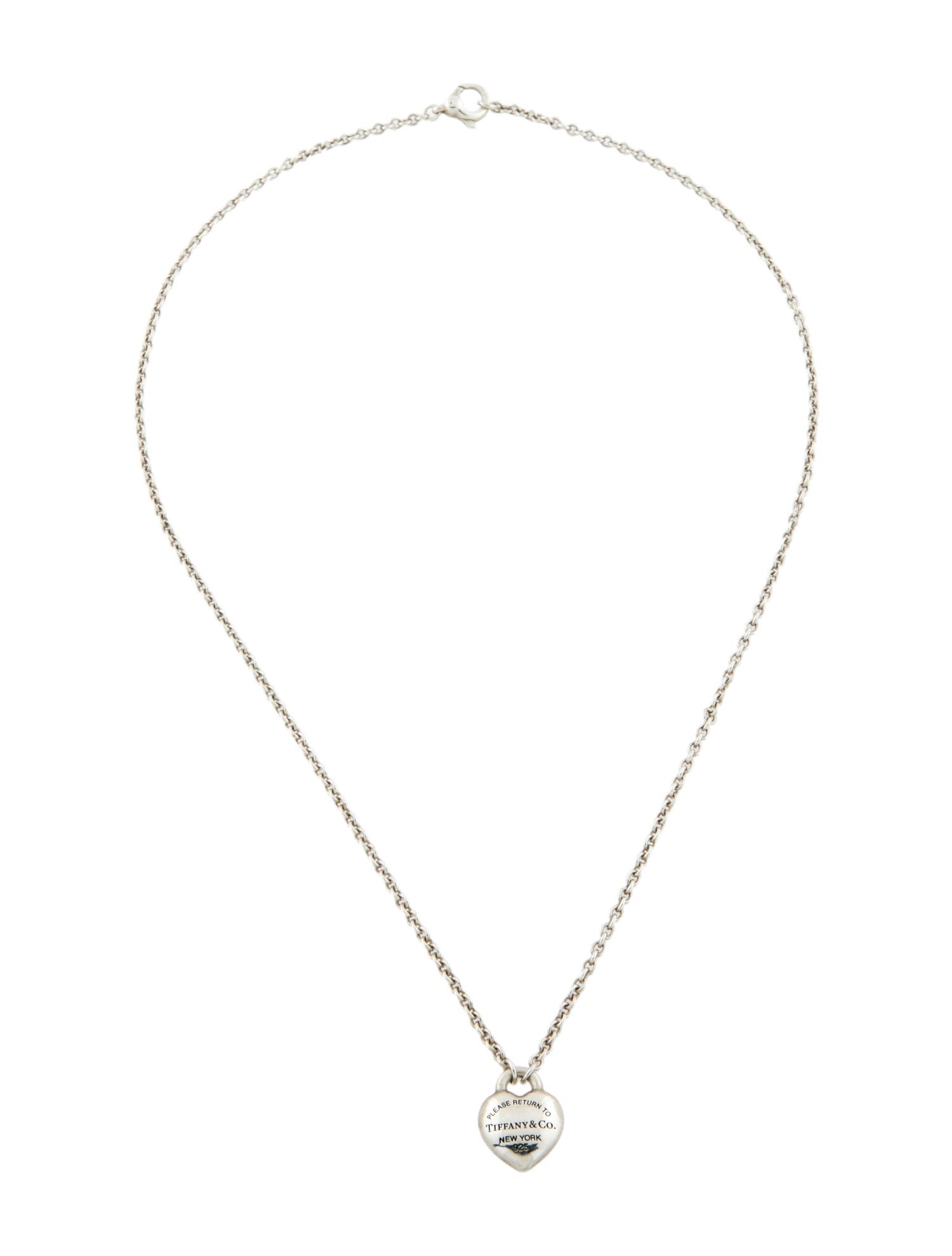 Tiffany & Co. Full Heart Pendant Necklace