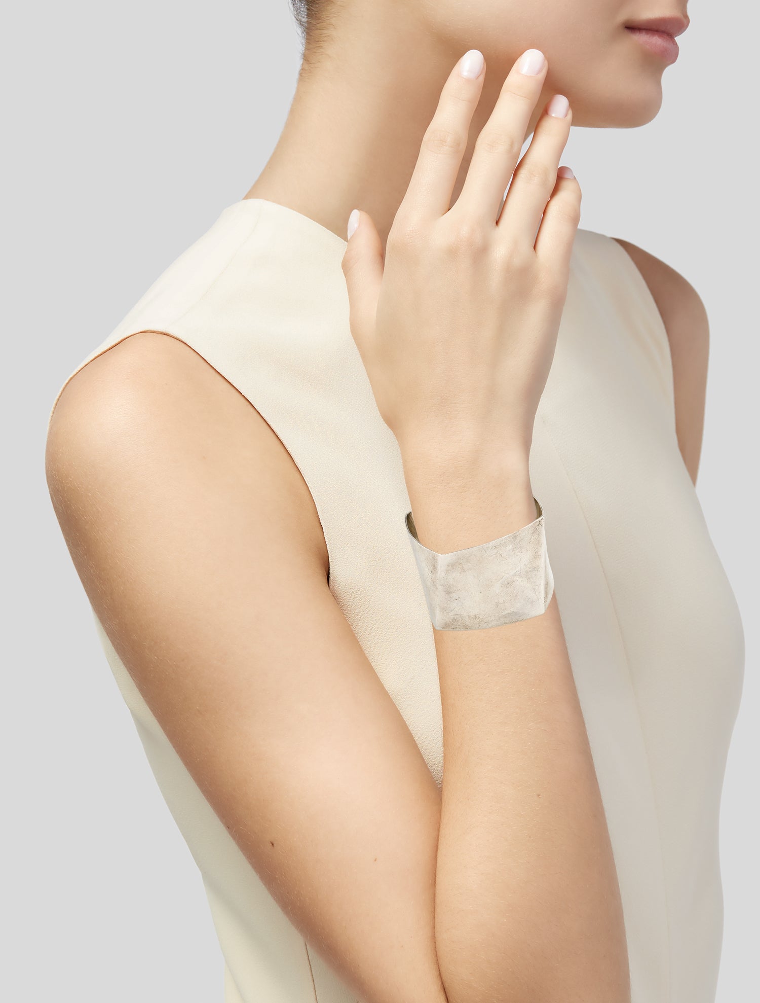 Tiffany & Co. Wide Torque Bangle Bracelet