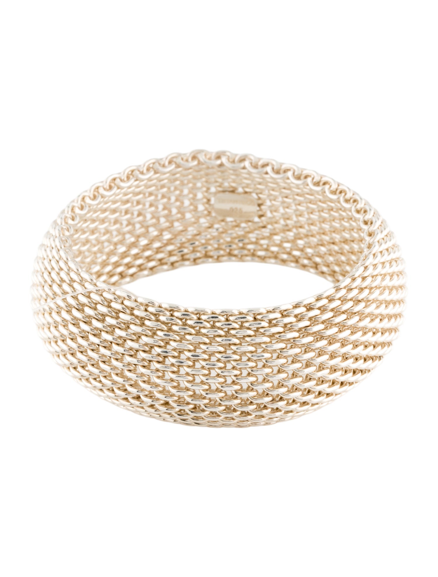 Tiffany & Co. Somerset Wide Mesh Bangle