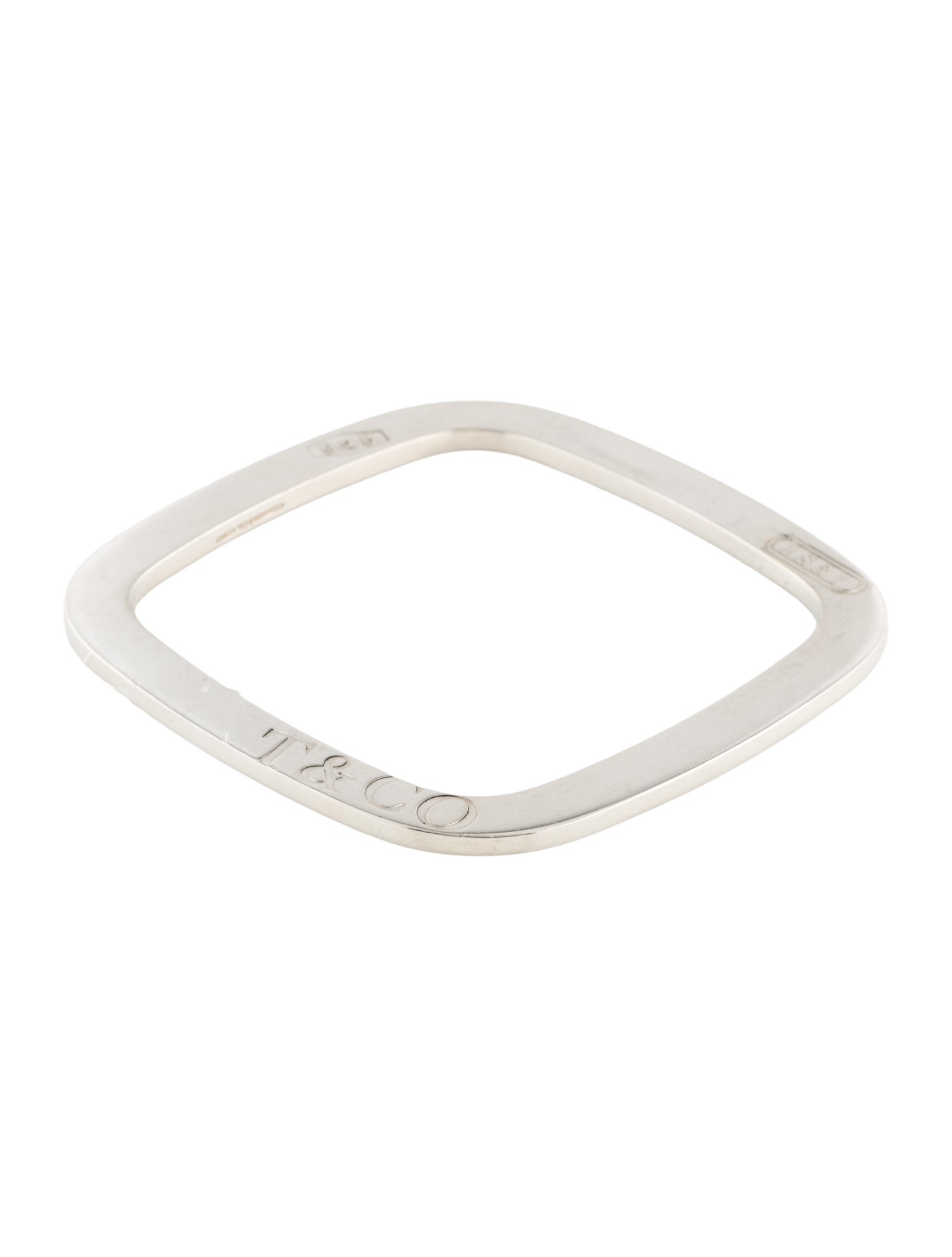 Tiffany & Co. 1837 Flat Square Bangle