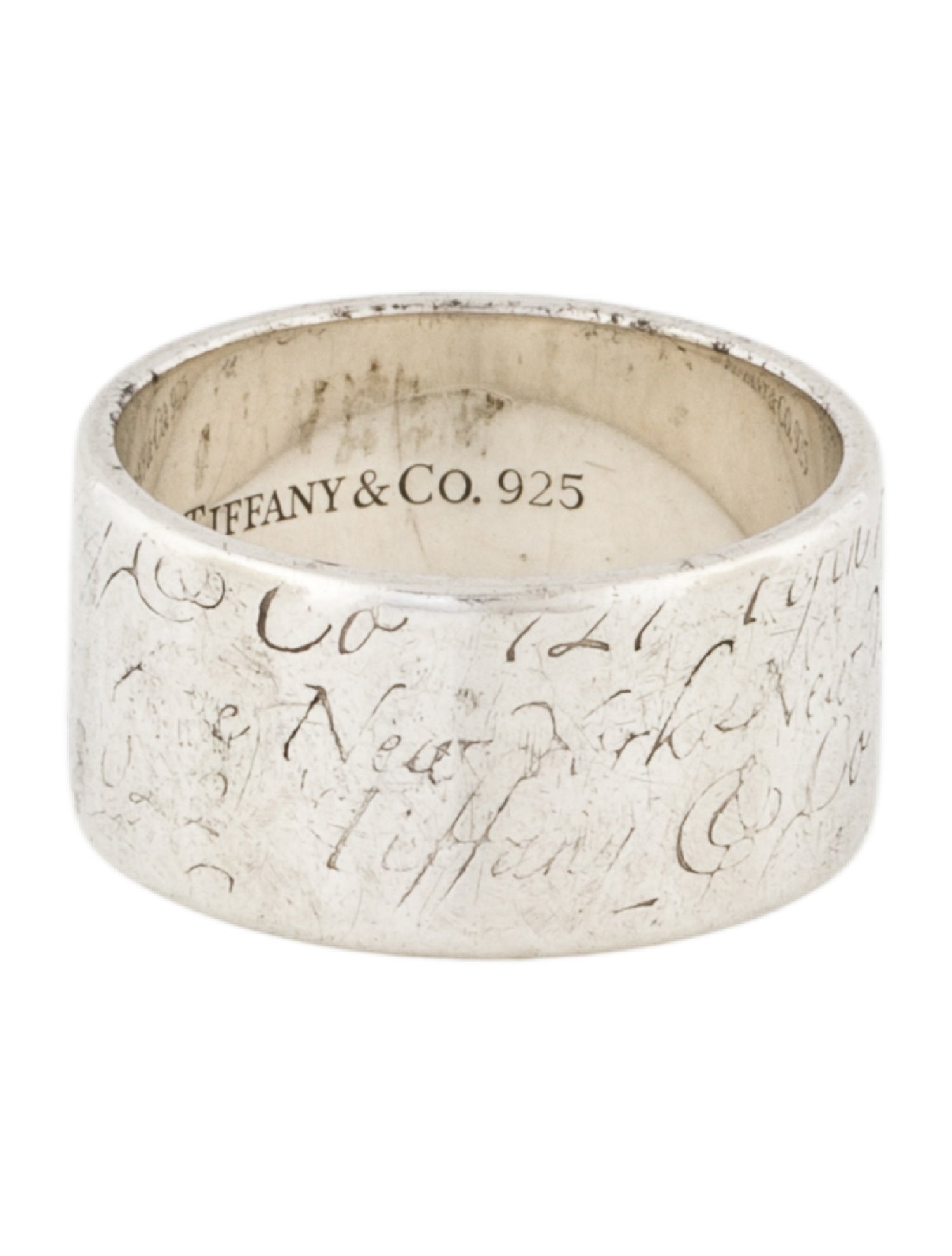 Tiffany & Co. Wide Notes Band