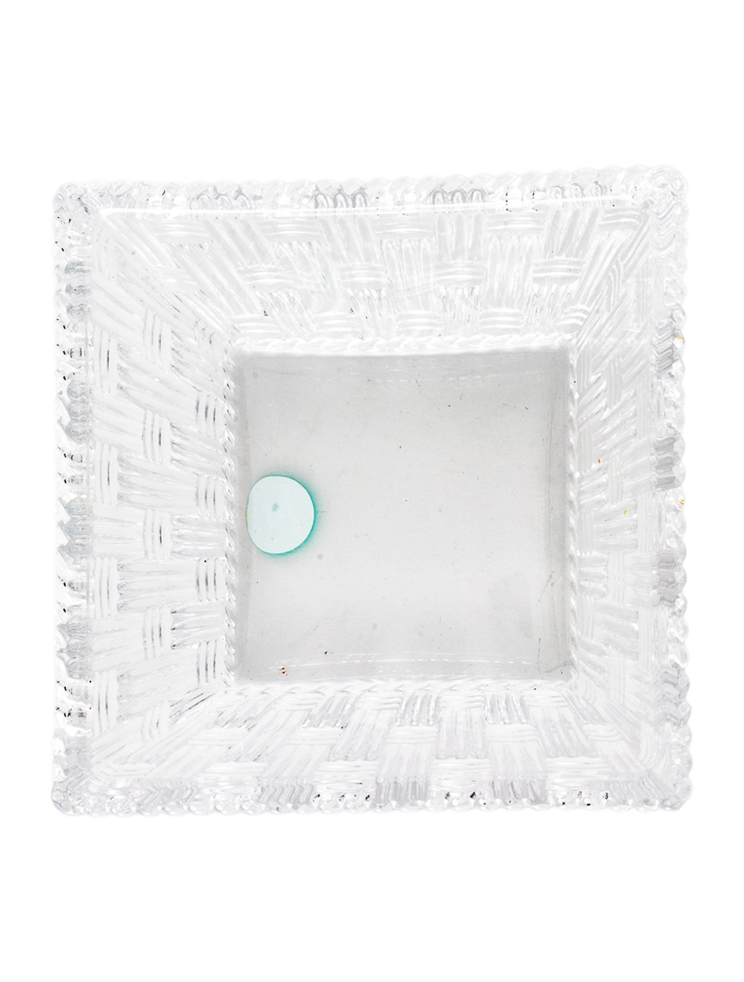 Tiffany & Co. Crystal Weave Nut Bowl