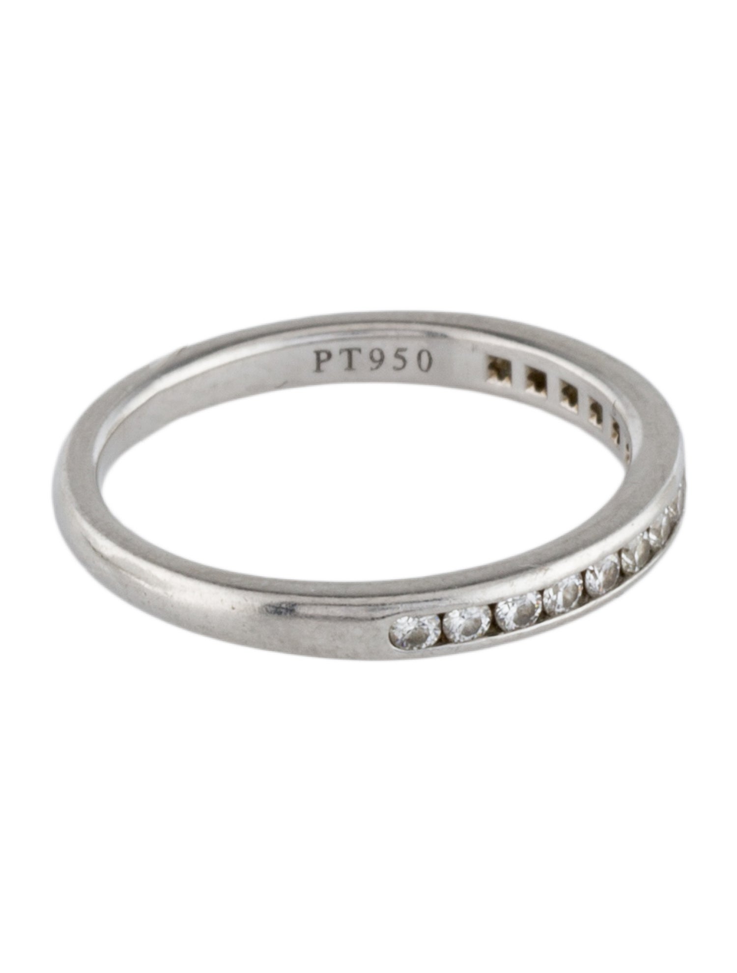 Tiffany & Co. Platinum Diamond Wedding Band