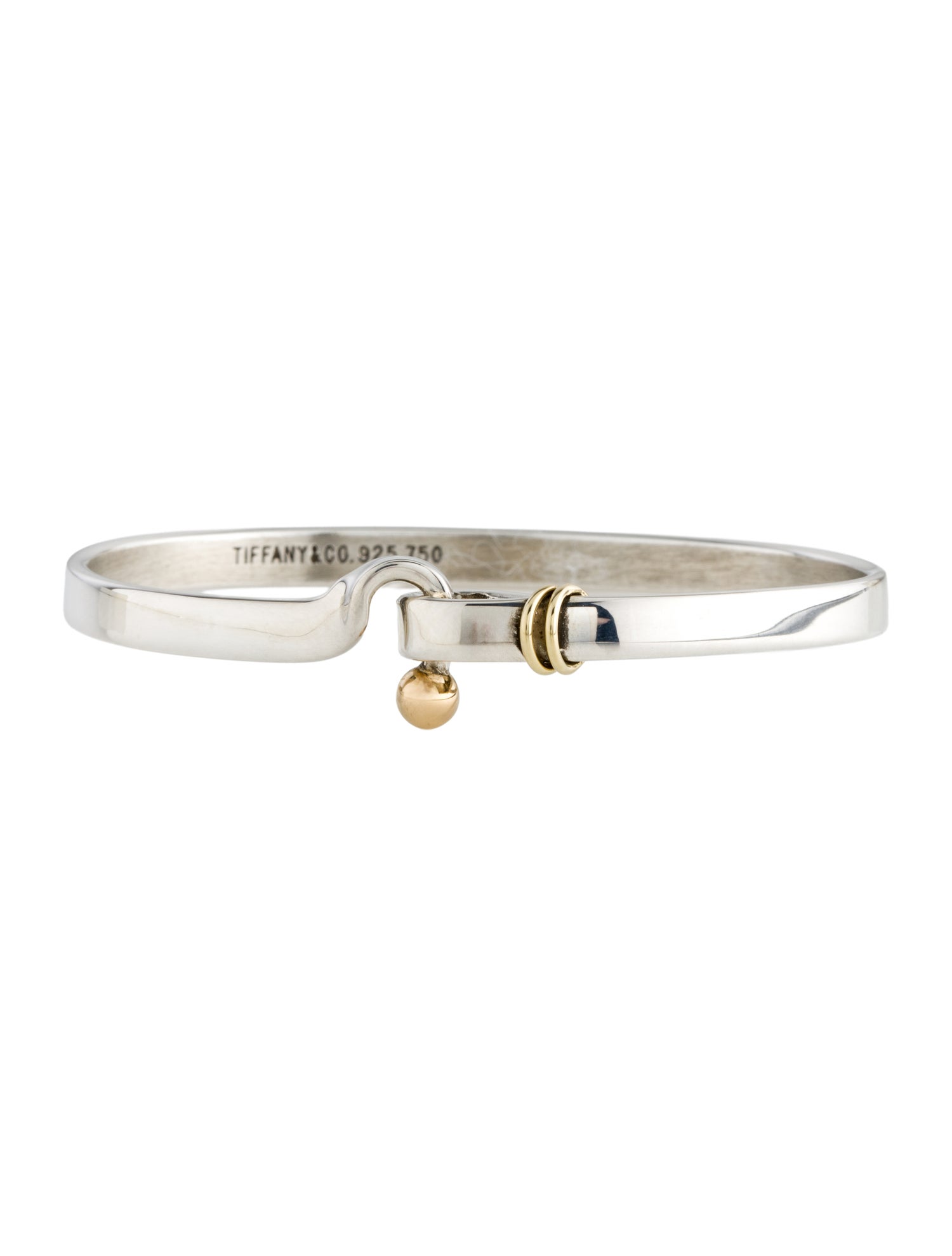 Tiffany & Co. Two-Tone Hook & Eye Bracelet