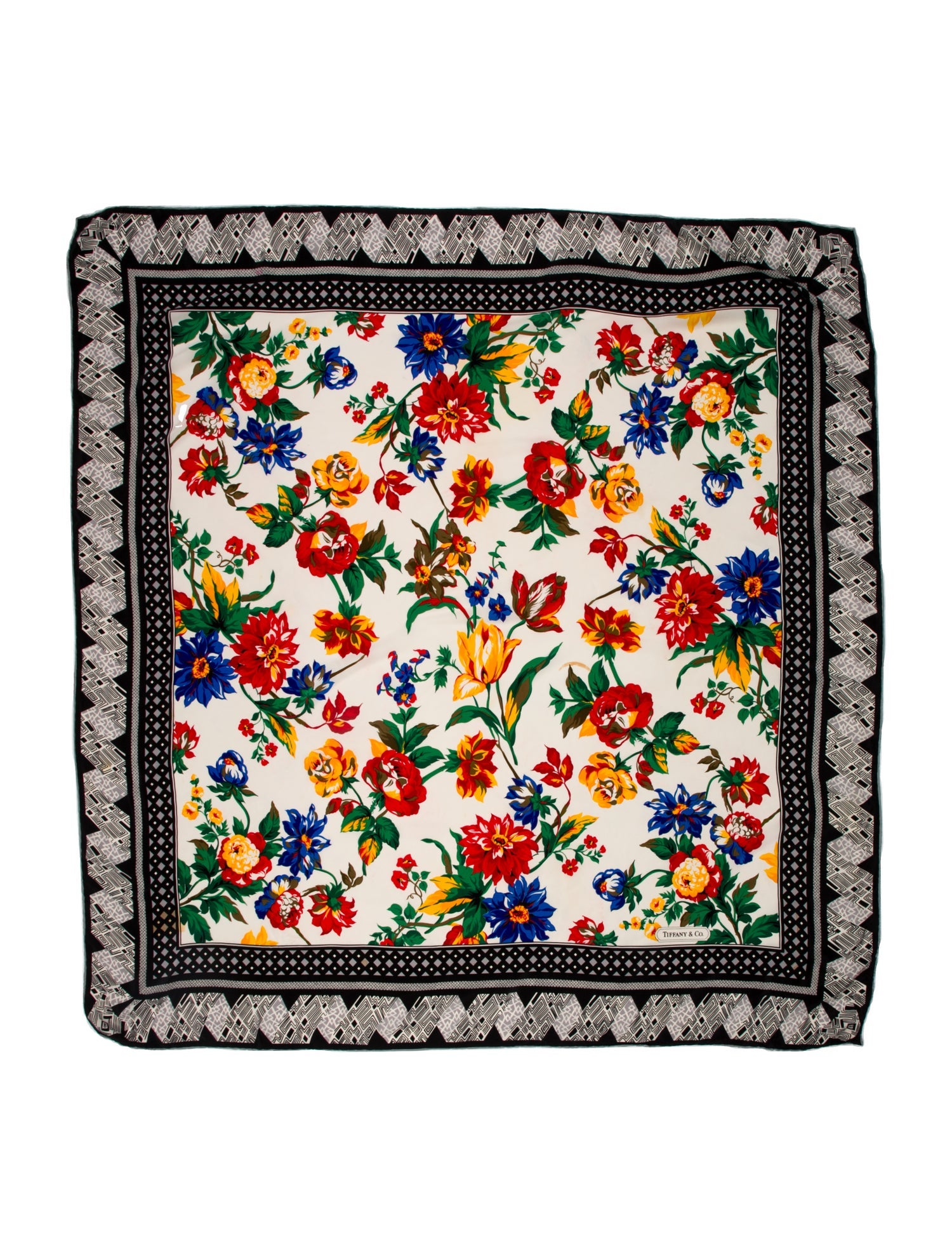 Tiffany & Co. Le Paradis du Roy Floral Print Scarf