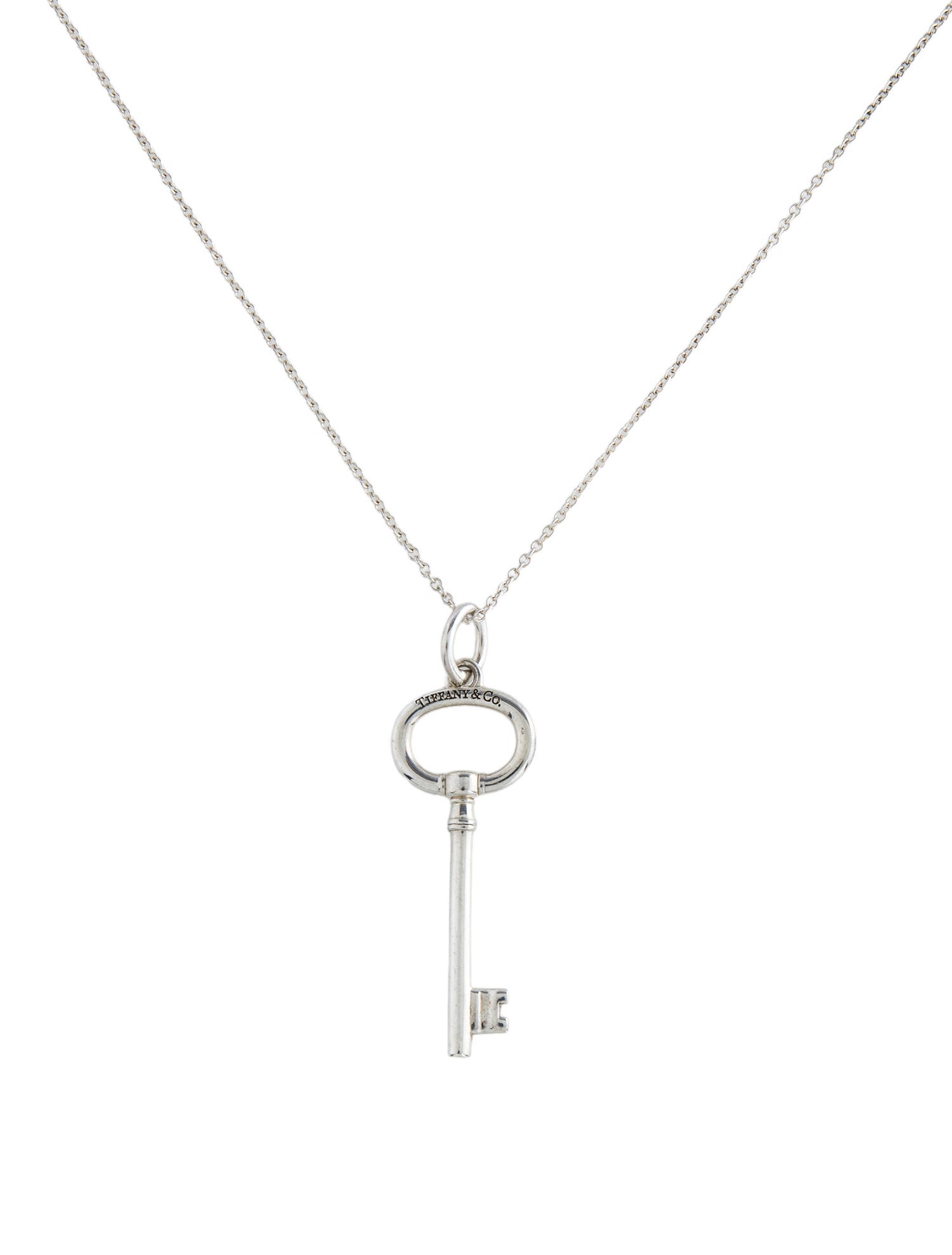 Tiffany & Co. Key Pendant Necklace
