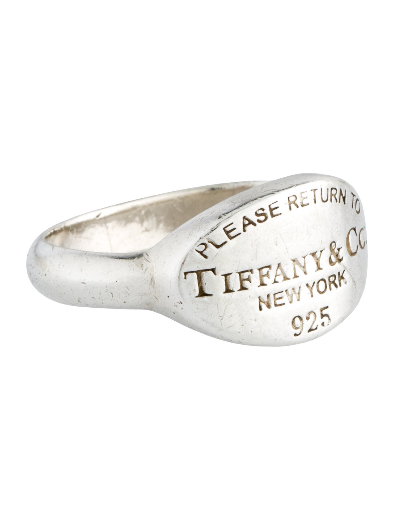 Tiffany & Co. Oval Signet Ring