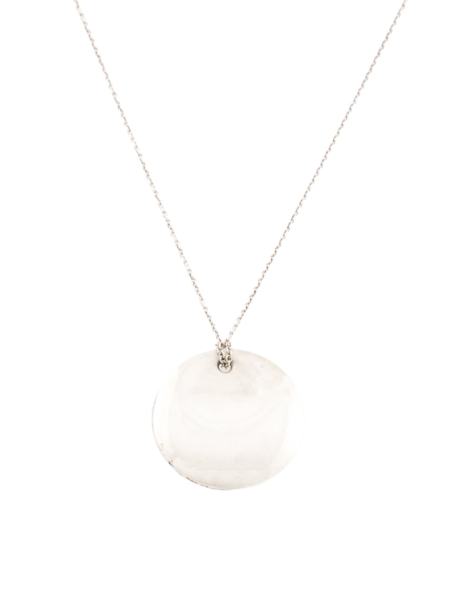 Tiffany & Co. Round Pendant Necklace