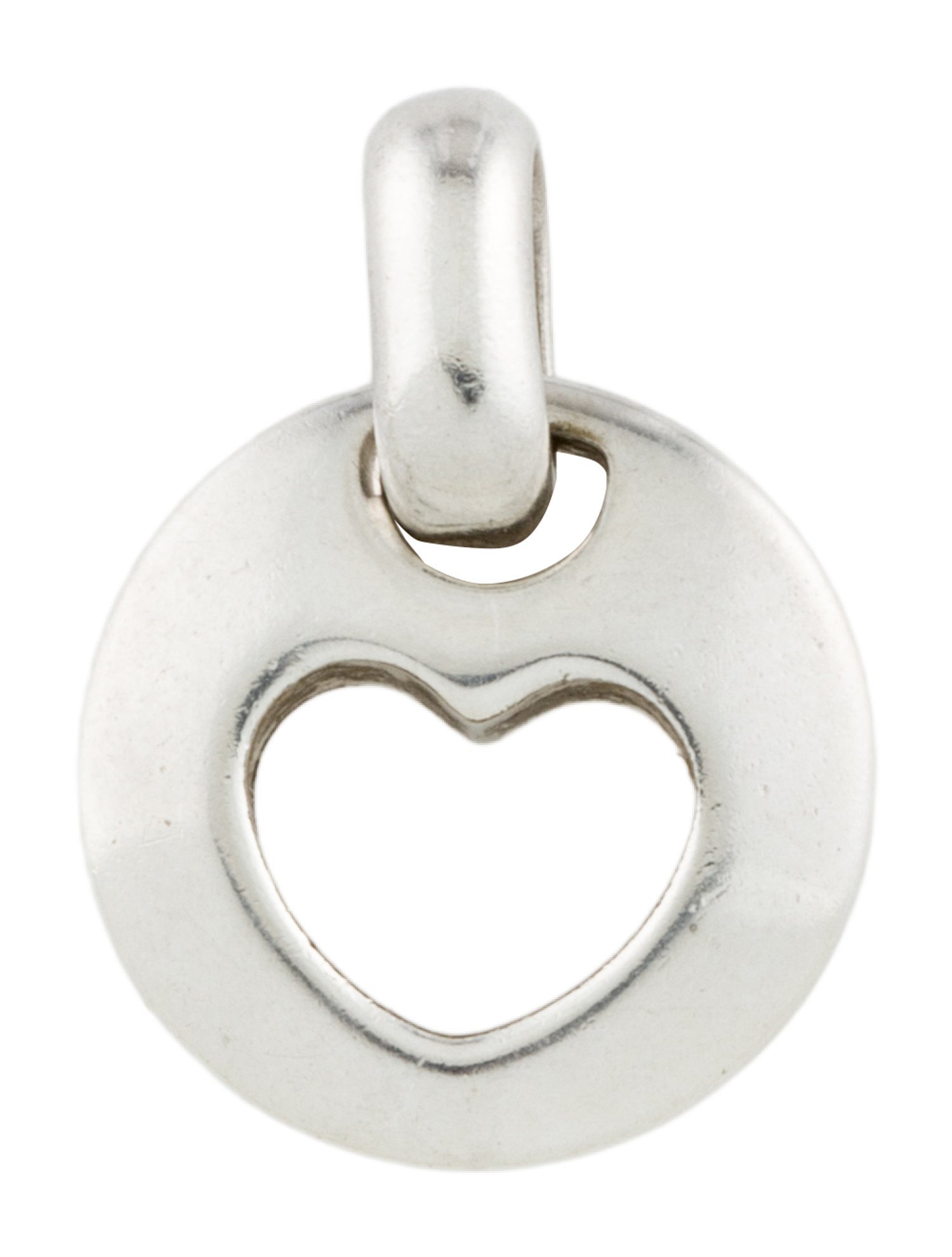 Tiffany & Co. Vintage Stencil Cut Out Heart Pendant