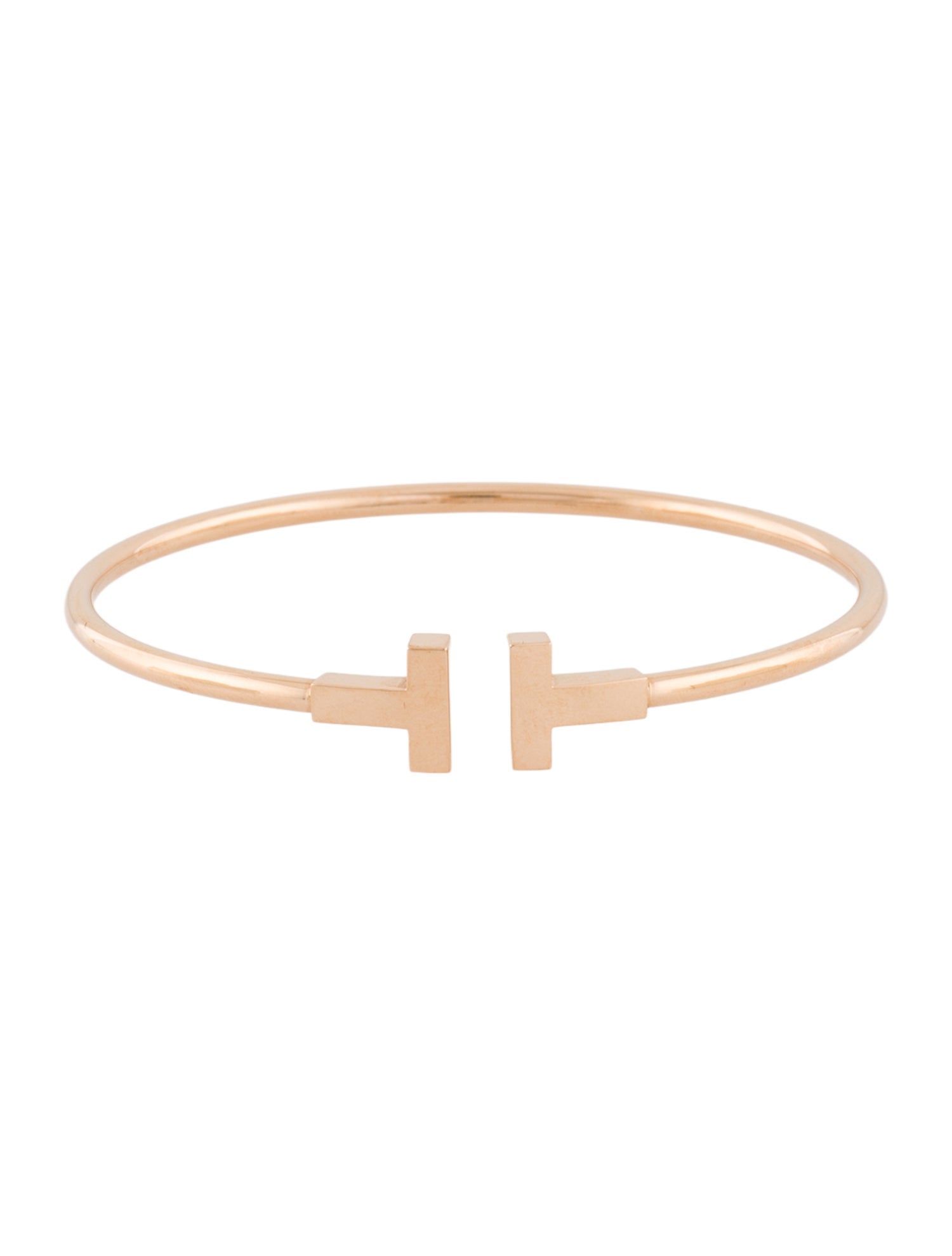 Tiffany & Co. 18K Medium T Wire Bracelet