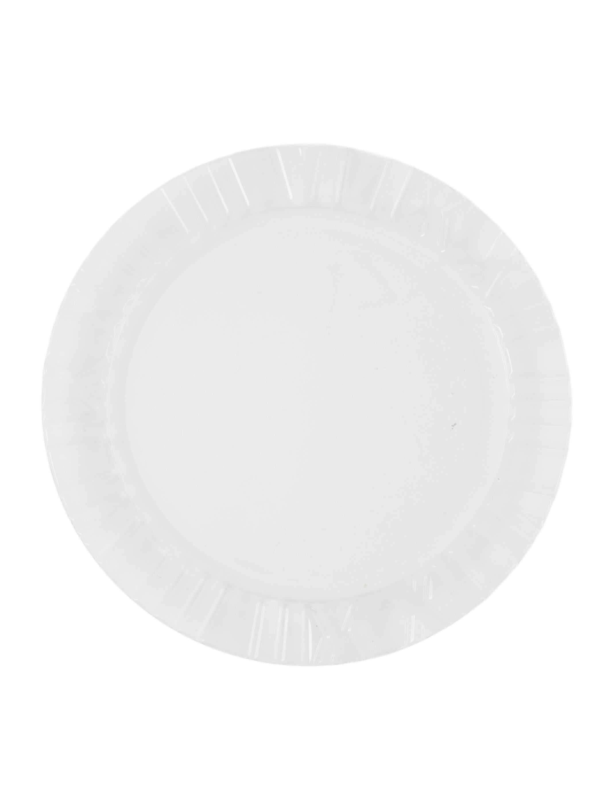 Tiffany & Co. Atlas Crystal Platter