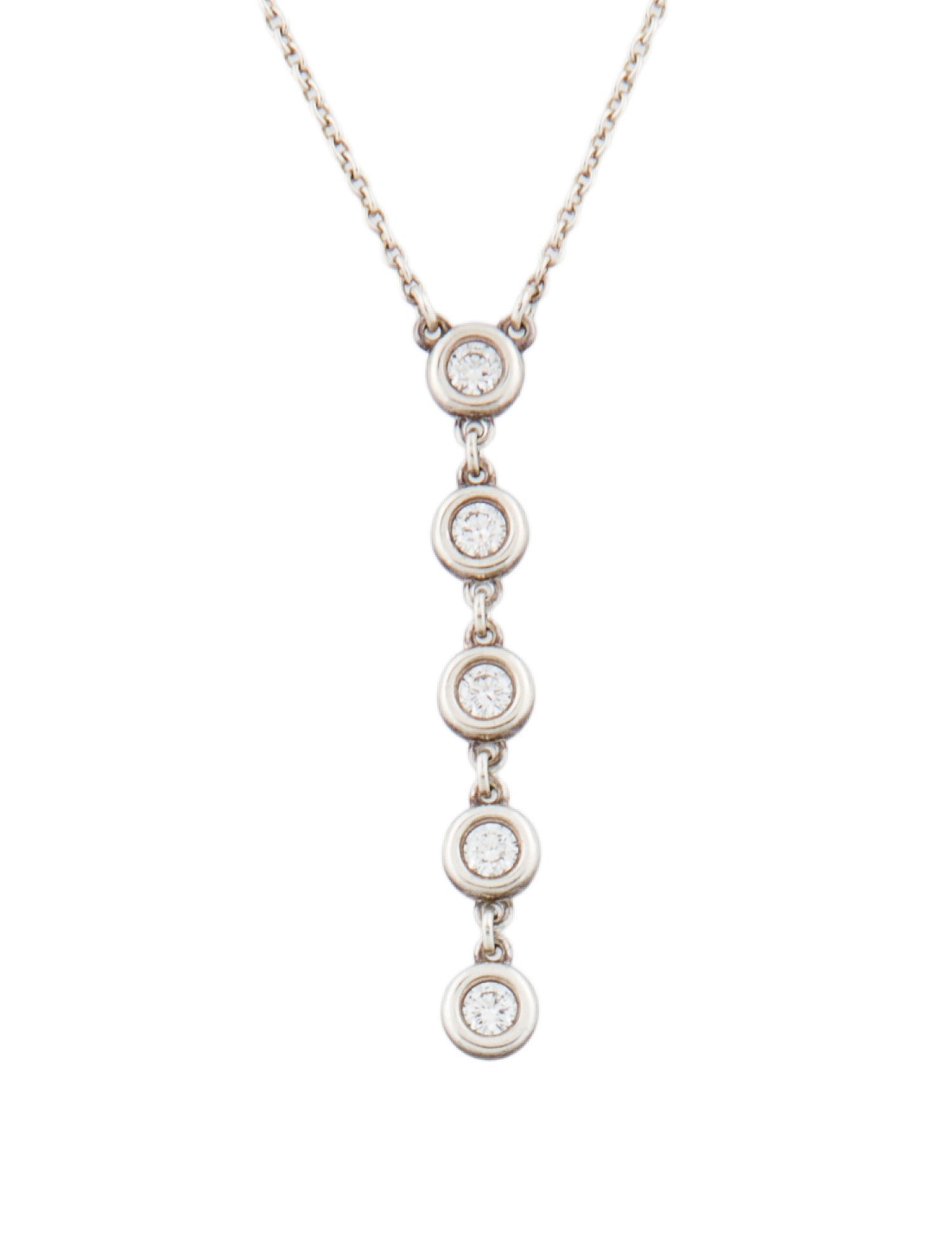 Tiffany & Co. Diamonds by the Yard® Drop Pendant Necklace