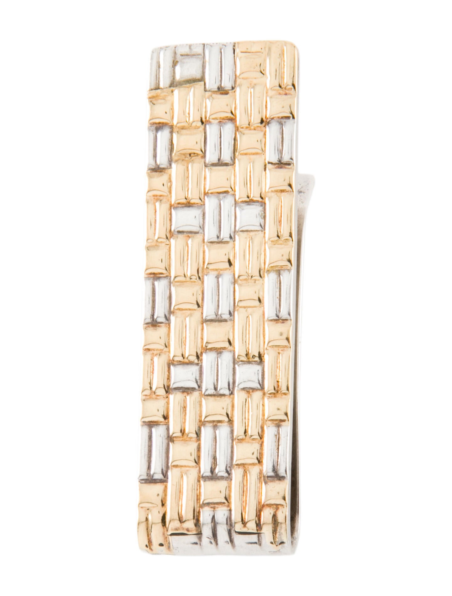 Tiffany & Co. Sterling Silver and 18k Gold Money Clip