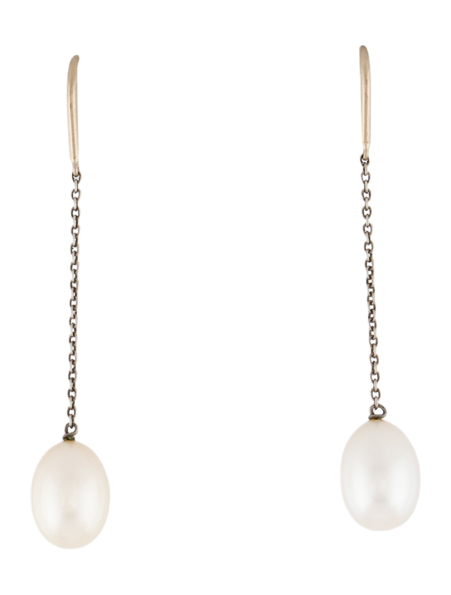 Tiffany & Co. Cultured Pearl Pearls by the Yard Chain Drop Earrings