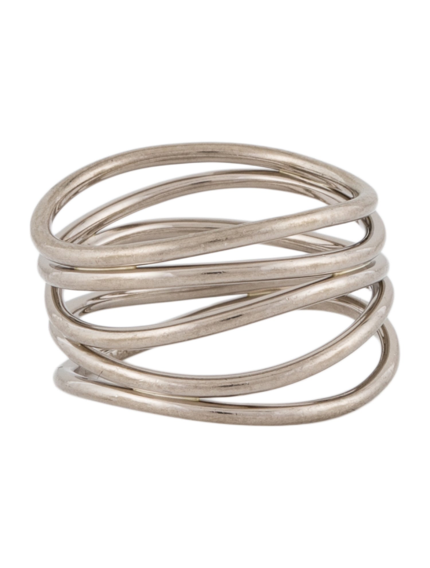 Tiffany & Co. 18K Five-Row Wave Band