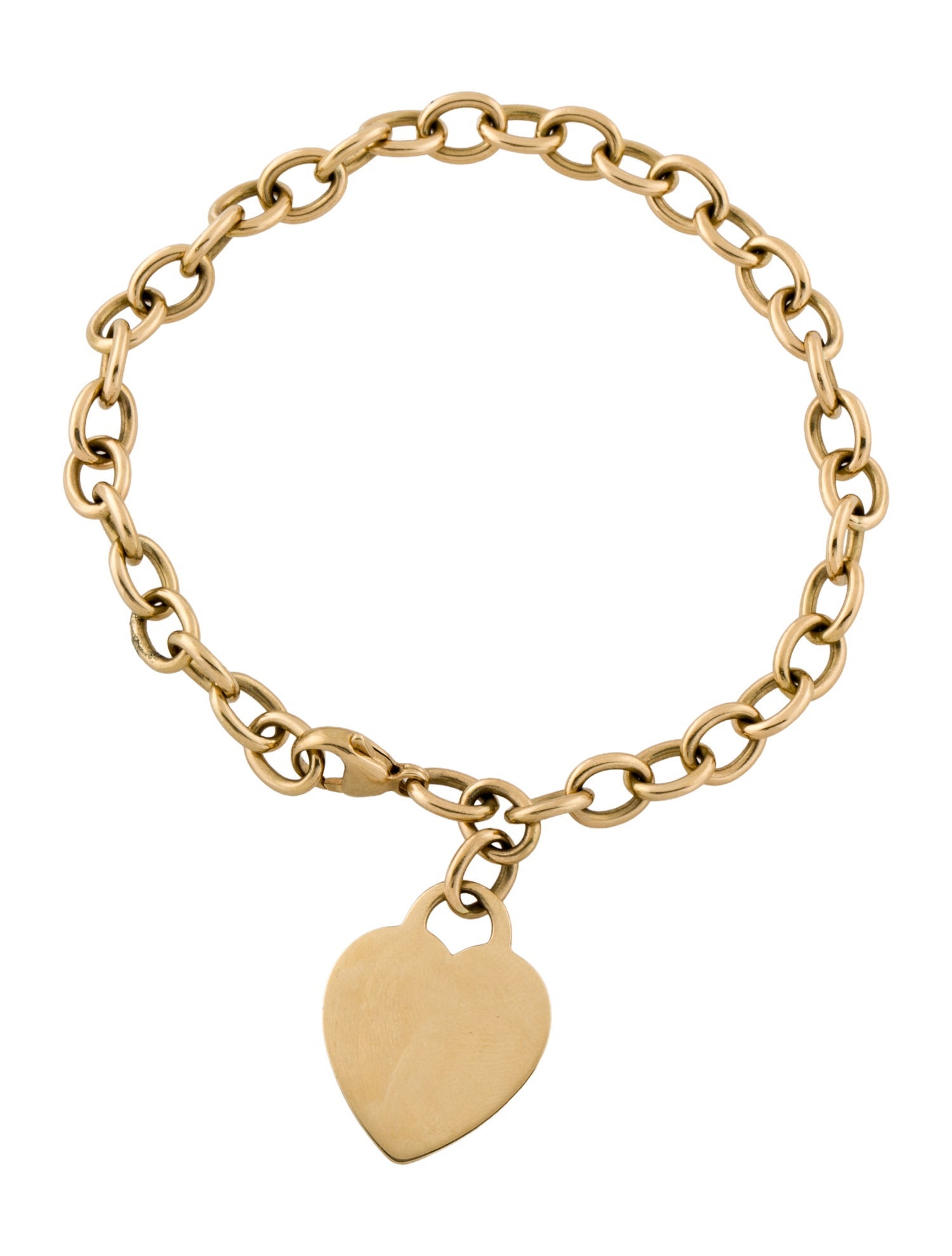 Tiffany & Co. 18K Heart Tag Bracelet