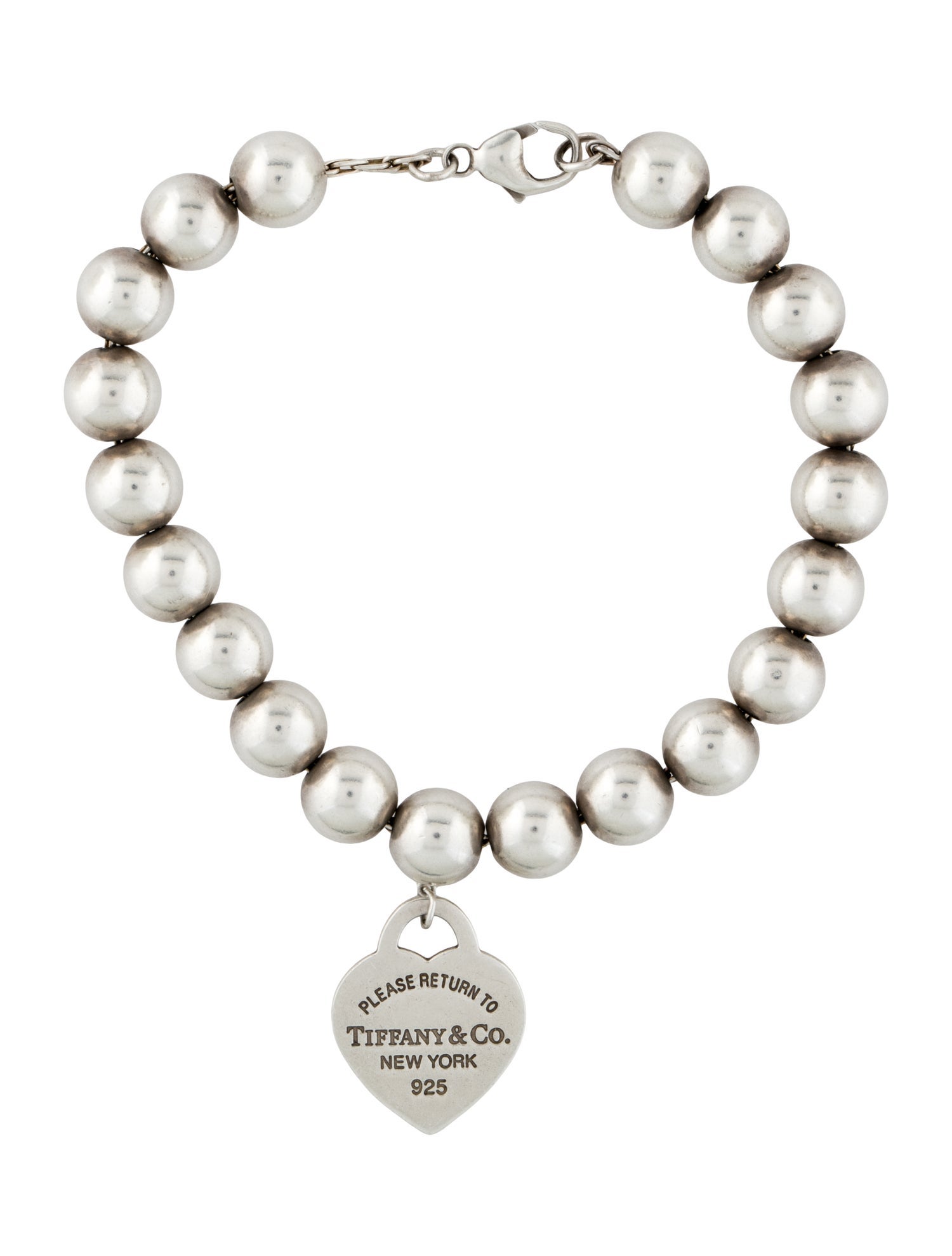Tiffany & Co. Heart Tag Bead Bracelet