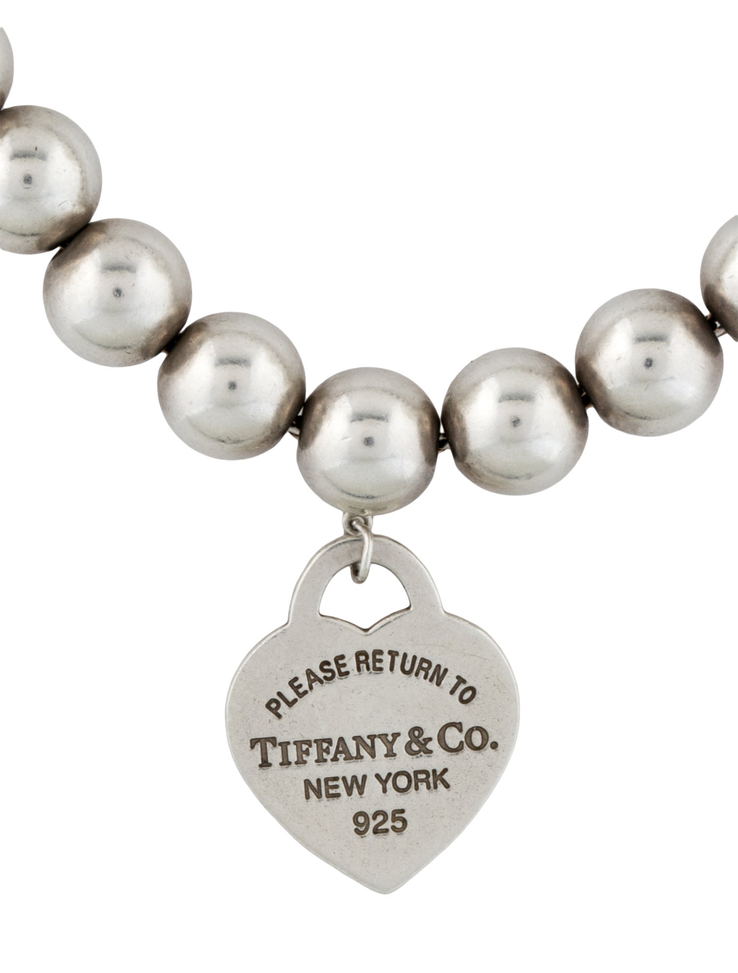 Tiffany & Co. Heart Tag Bead Bracelet