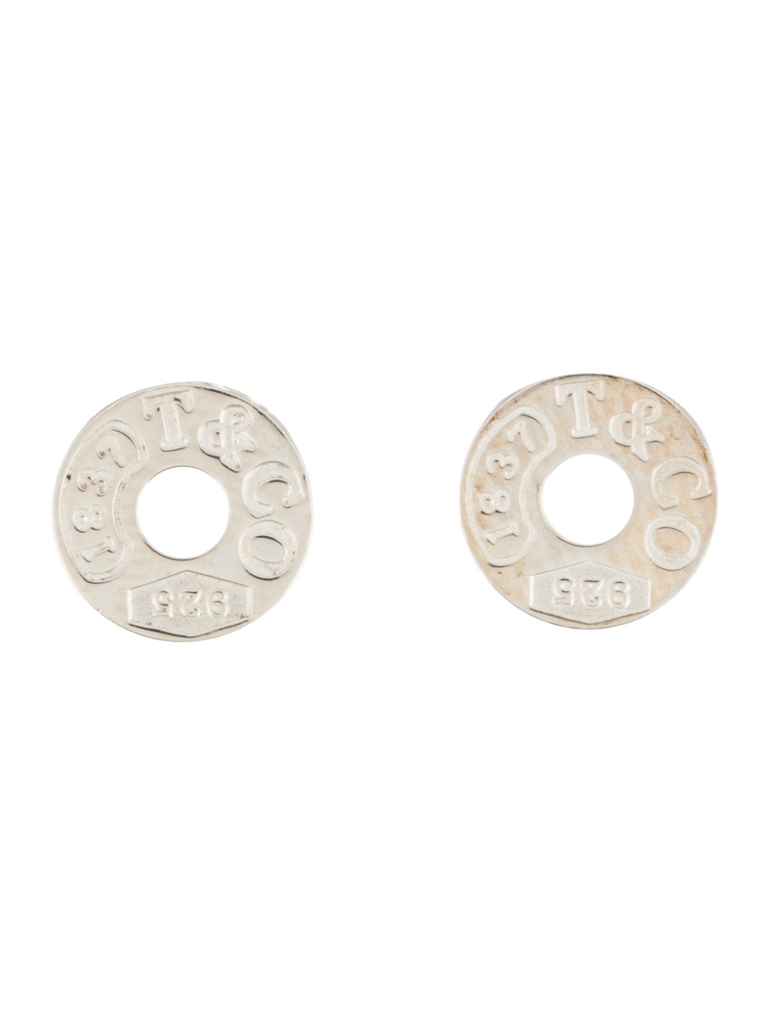 Tiffany & Co. 1837 Circle Stud Earrings