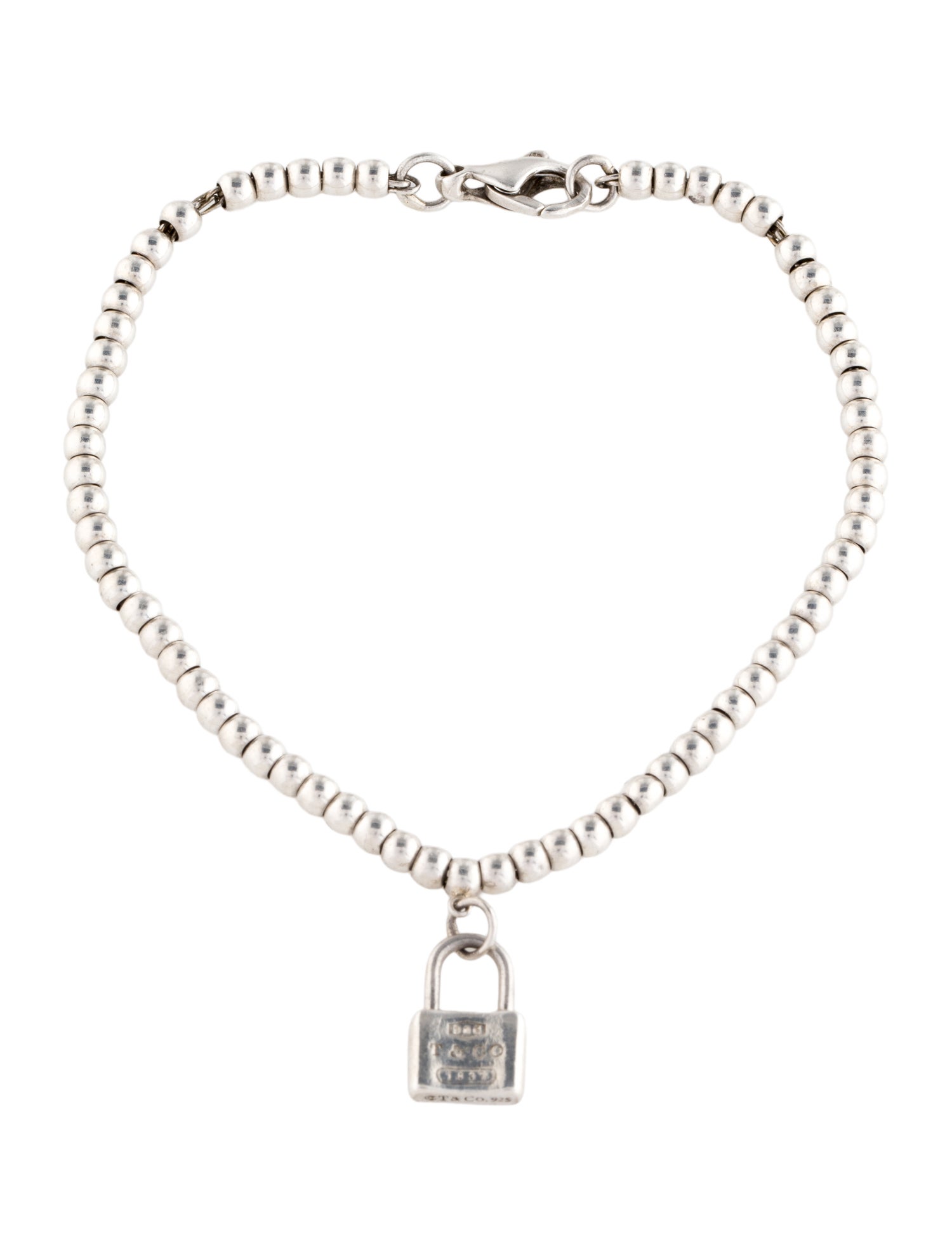 Tiffany & Co. 1837 Mini Lock Charm Bracelet