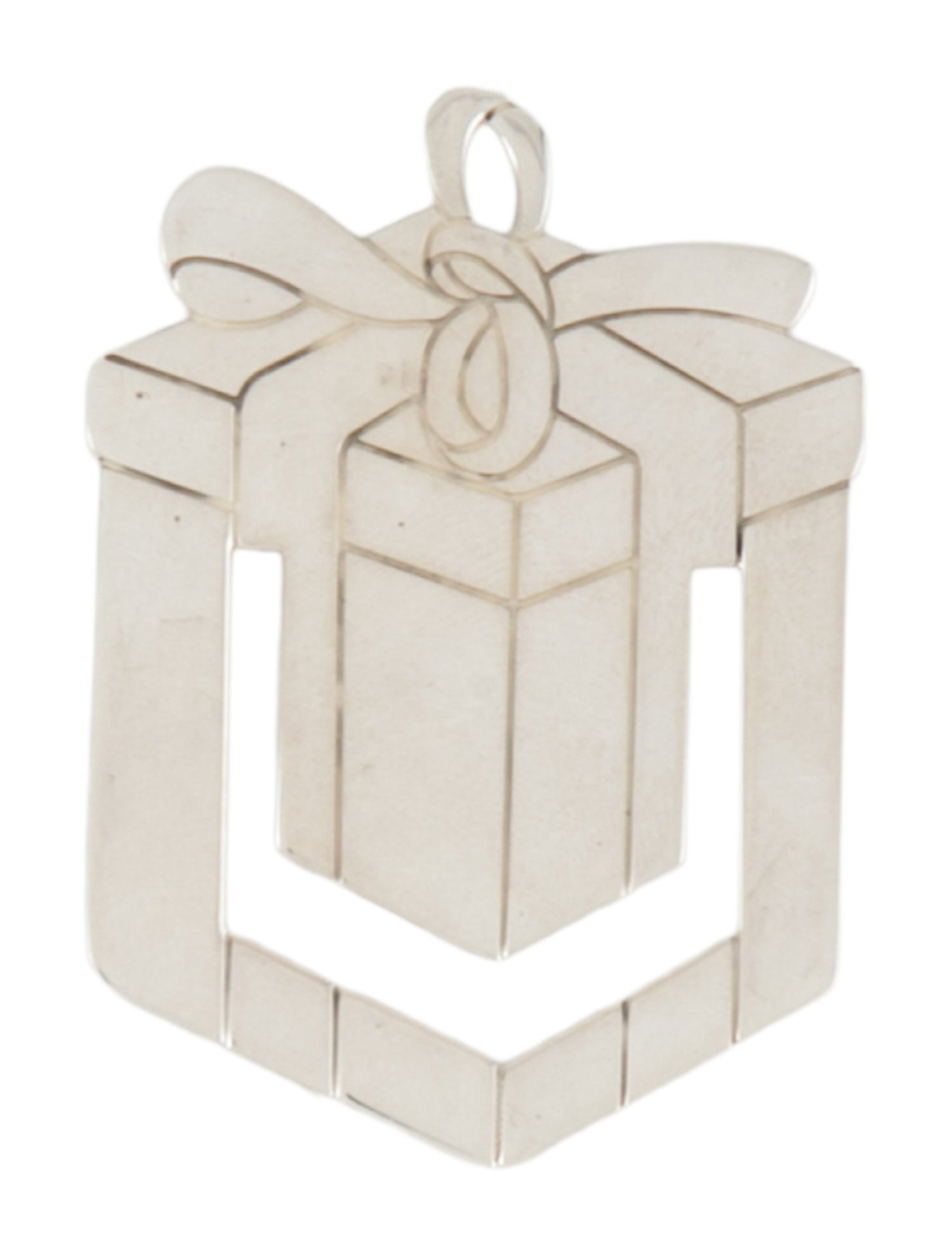 Tiffany & Co. Sterling Gift Box Bookmark