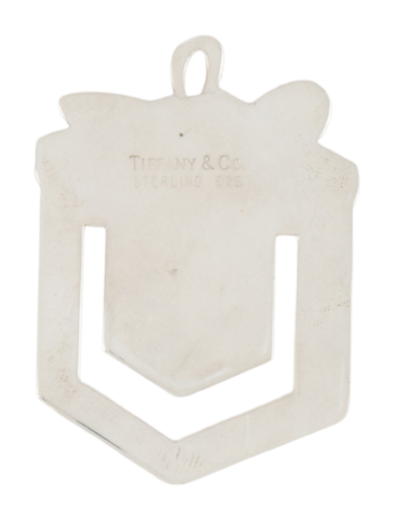 Tiffany & Co. Sterling Gift Box Bookmark