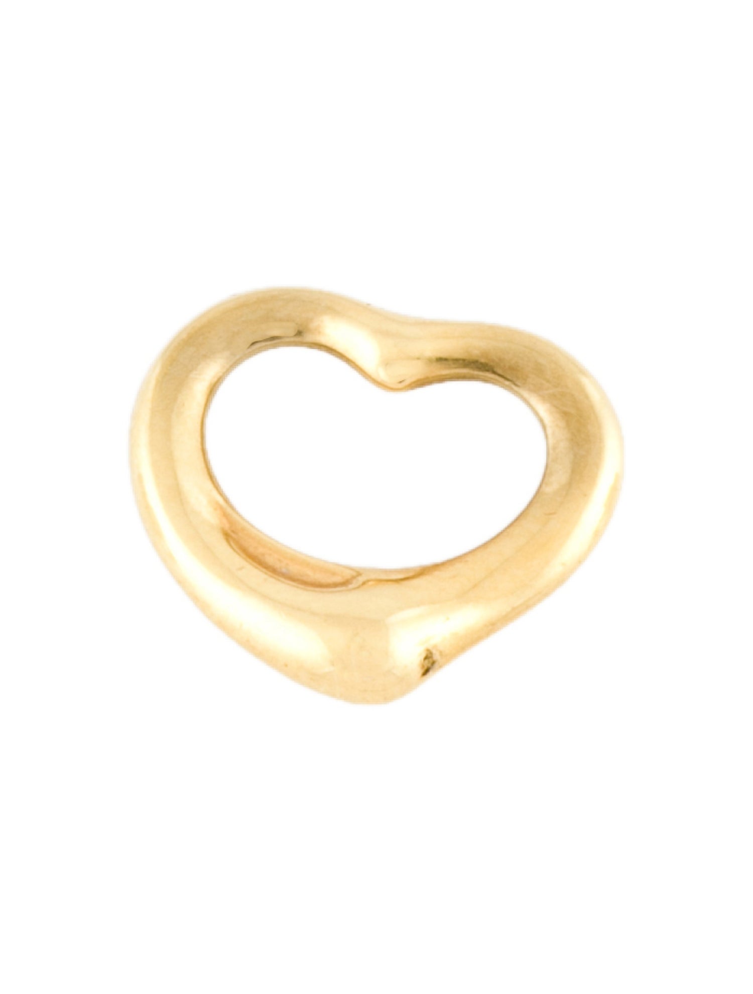 Tiffany & Co. 18K Open Heart Pendant