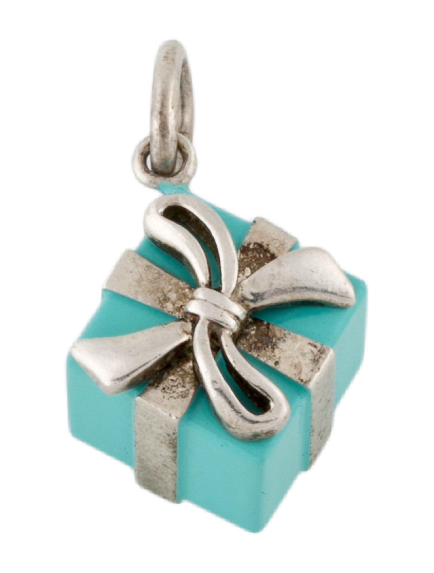 Tiffany & Co. Enamel Gift Box Charm