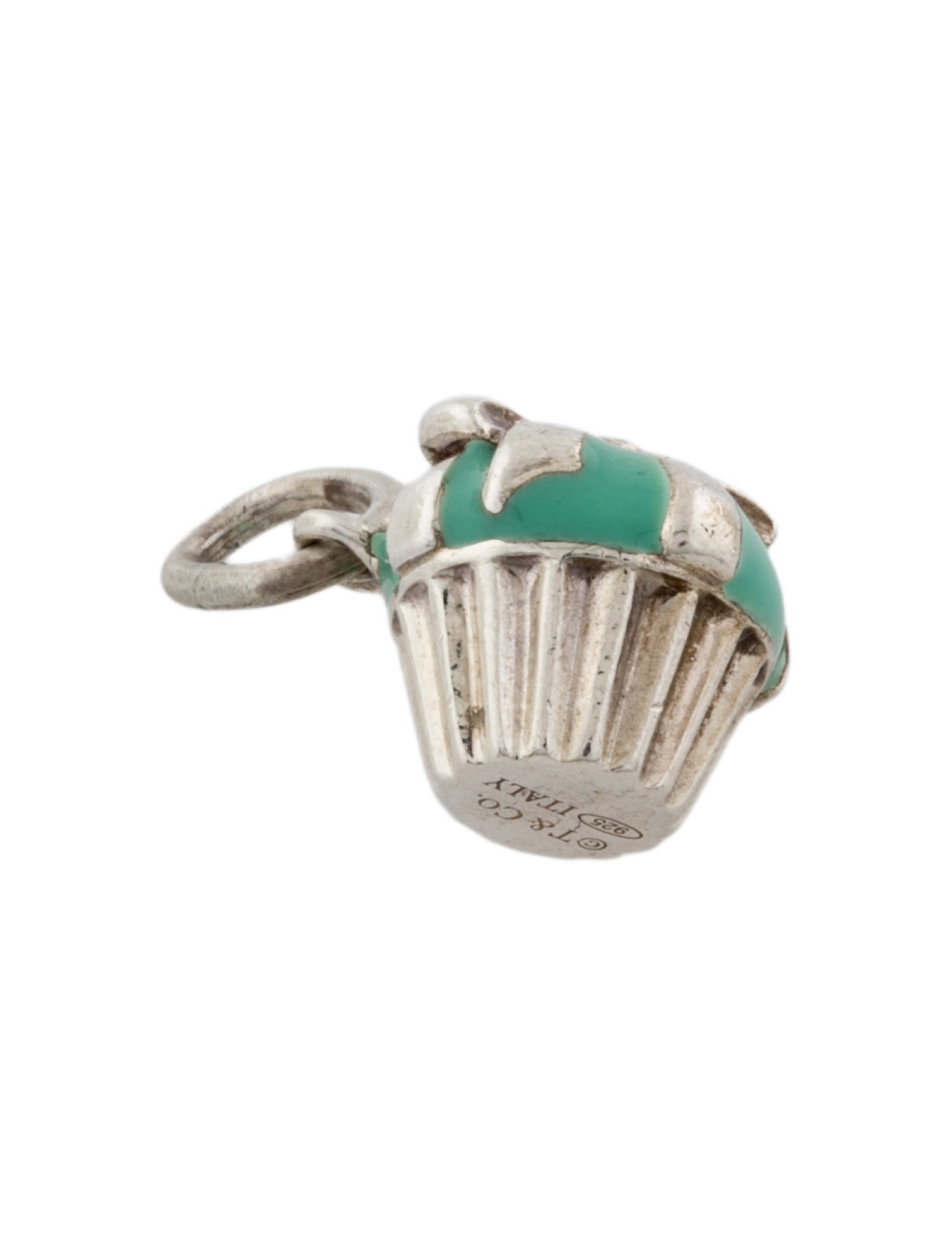 Tiffany & Co. Enamel Cupcake Charm