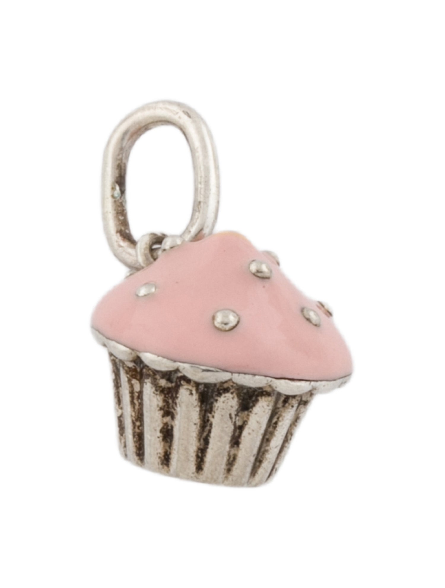 Tiffany & Co. Enamel Cupcake Charm