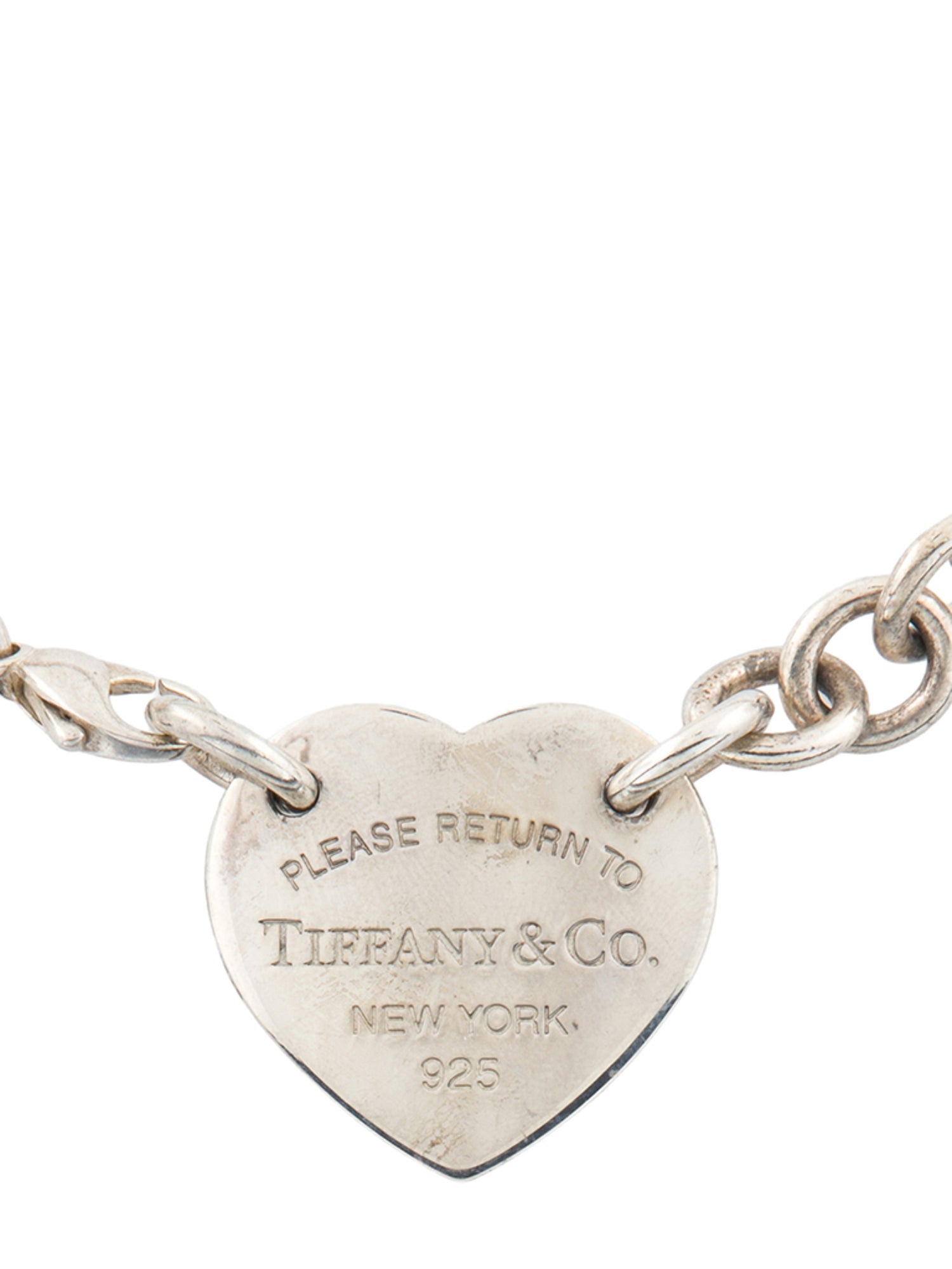 Tiffany & Co. Heart Tag Chain Link Choker
