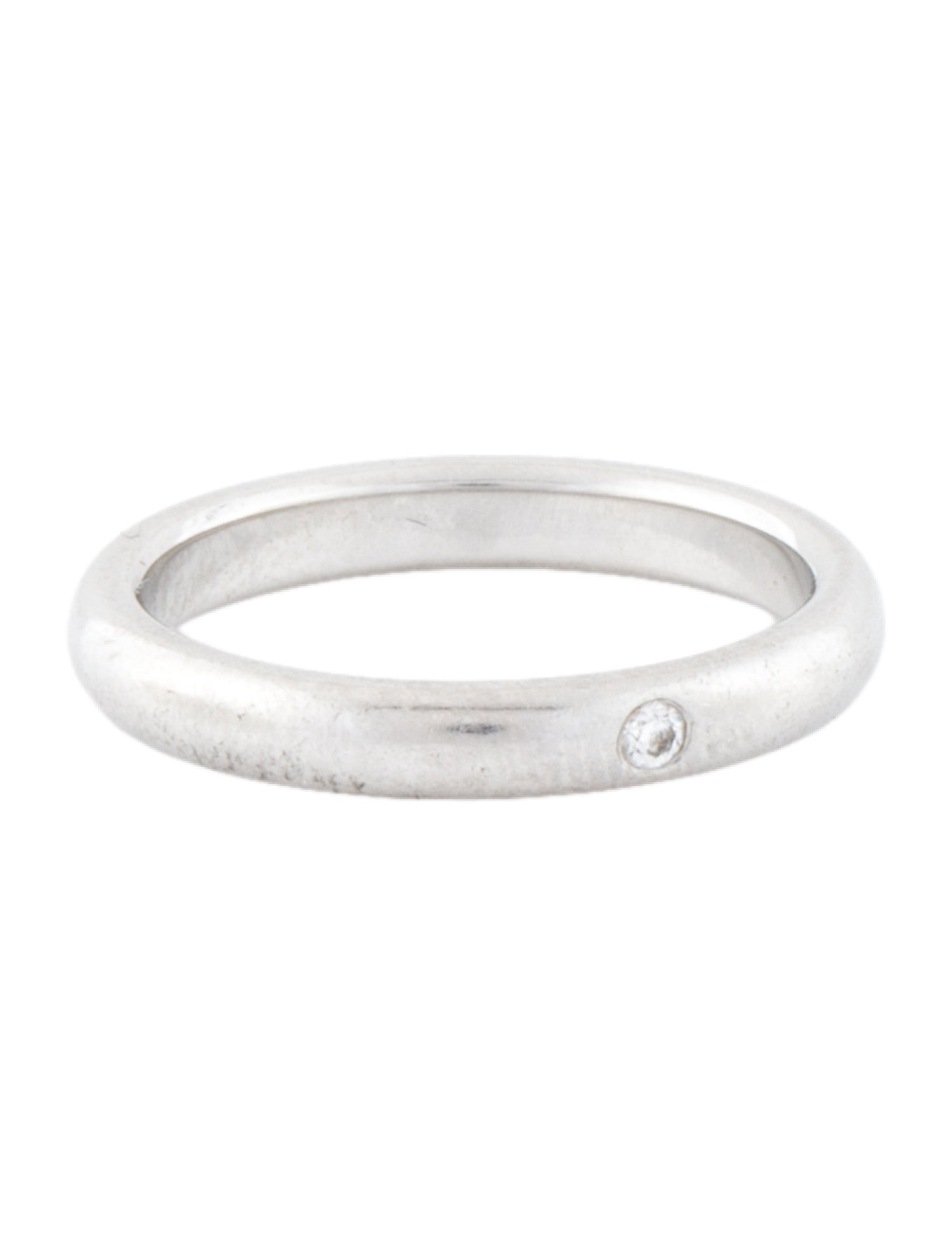 Tiffany & Co. Platinum Diamond Stacking Band