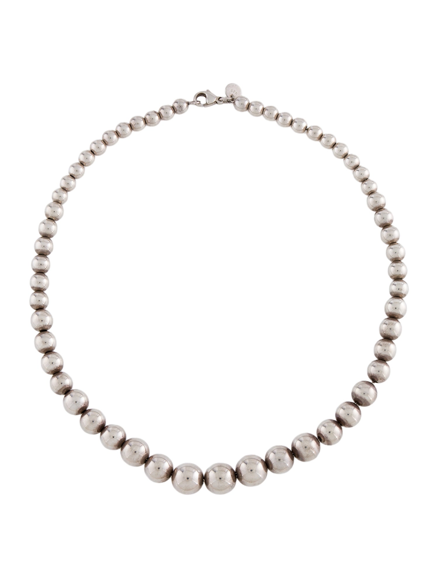 Tiffany & Co. Graduated Ball Necklace