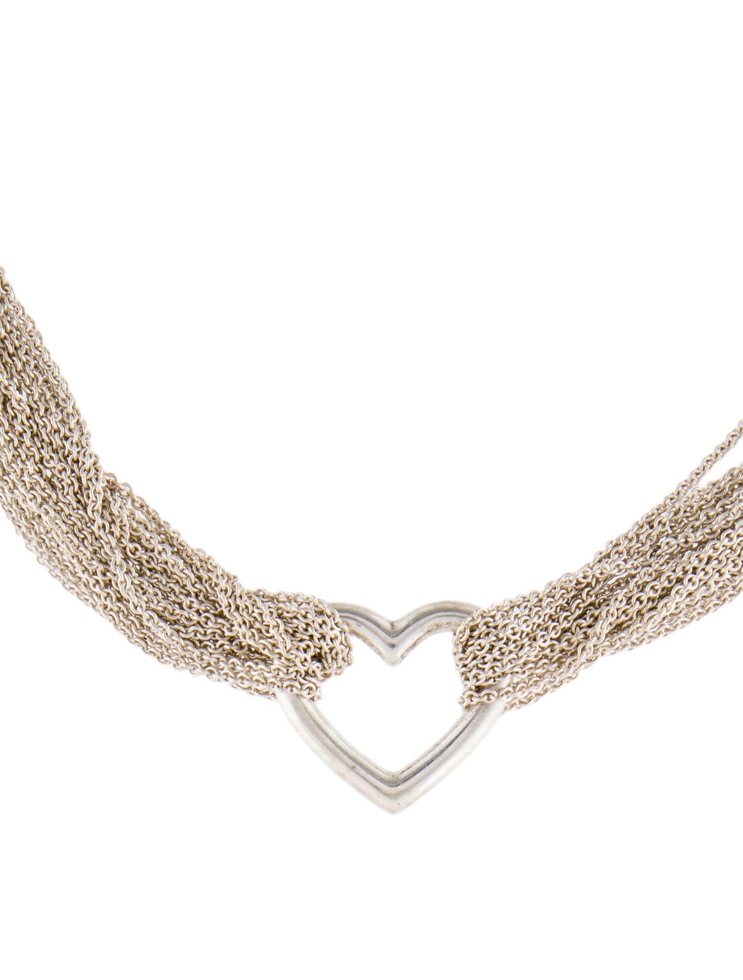 Tiffany & Co. Heart Toggle Multistrand Necklace