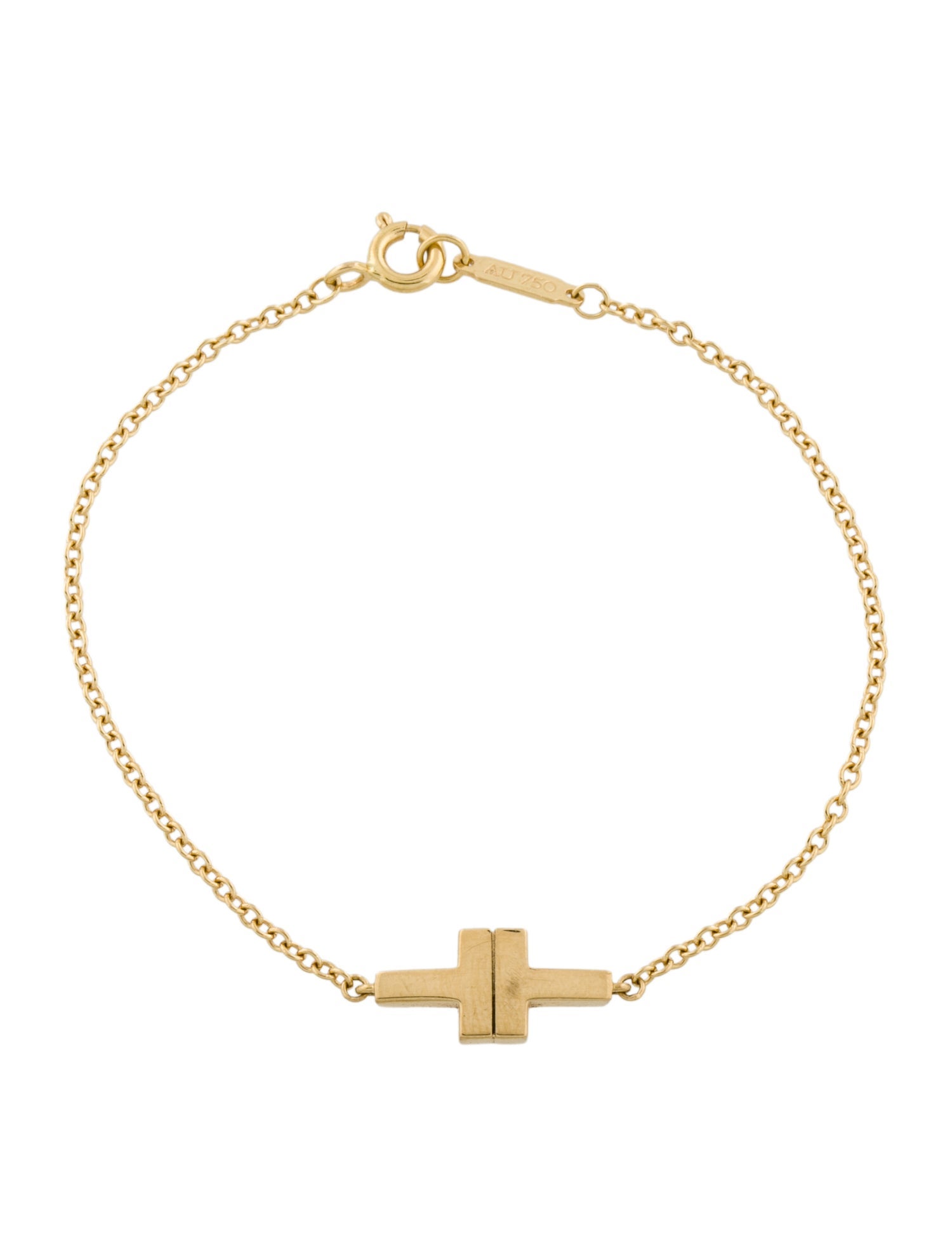 Tiffany & Co. 18K Two Double Chain Bracelet