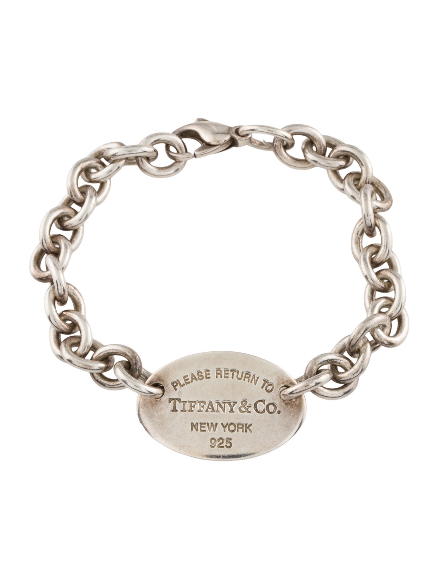 Tiffany & Co. Oval Tag Bracelet