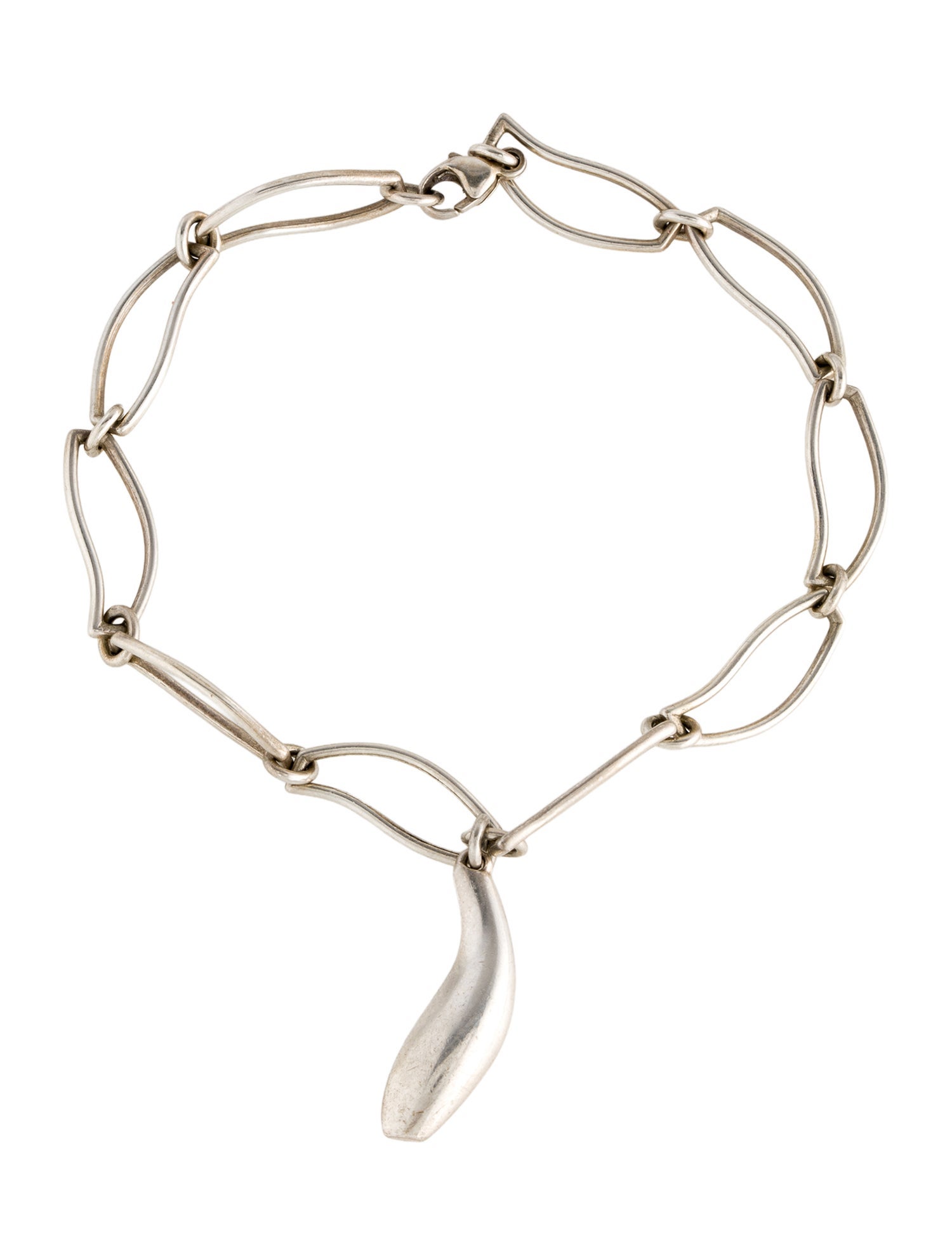 Tiffany & Co. Fish Link Charm Bracelet