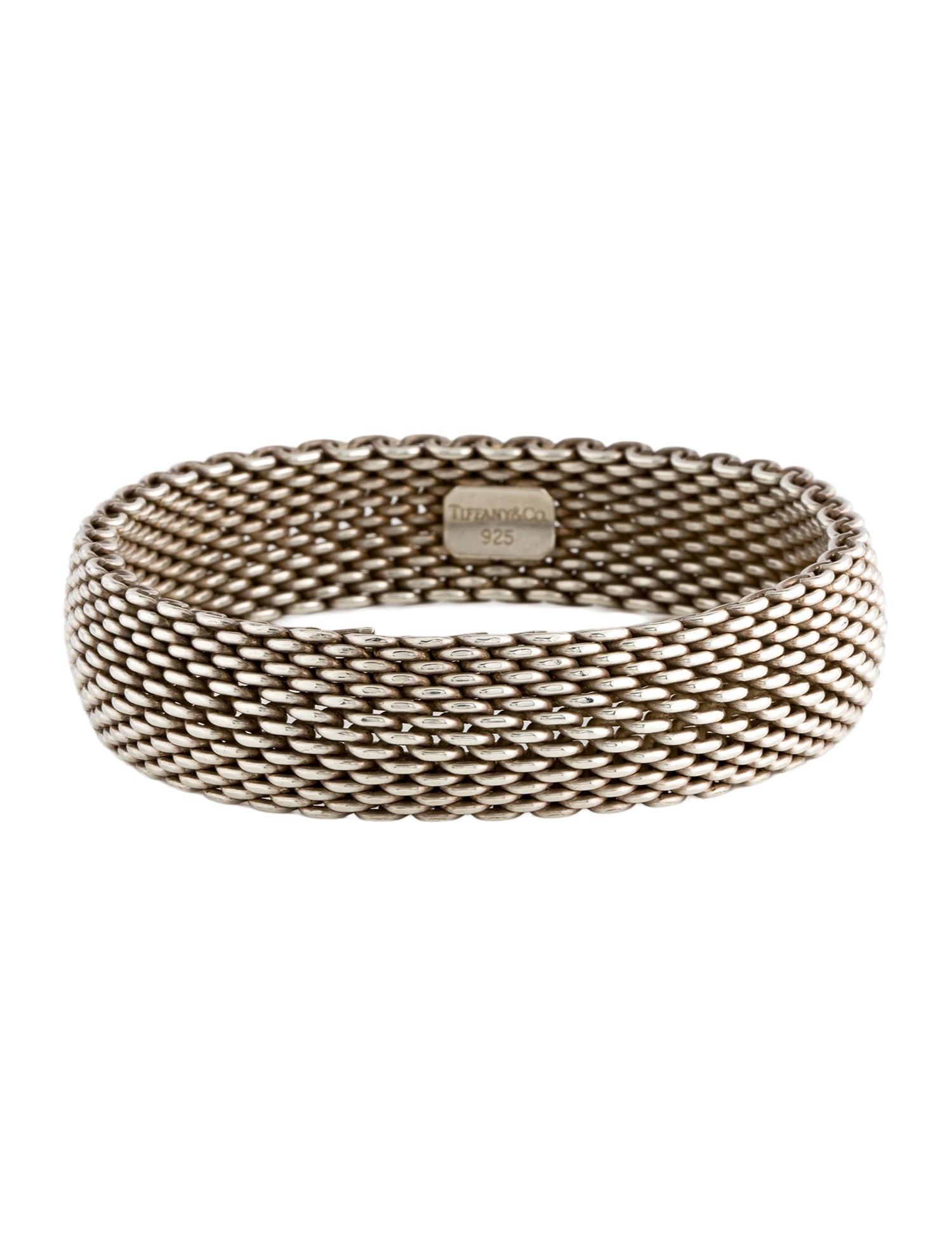 Tiffany & Co. Somerset Mesh Bangle Bracelet