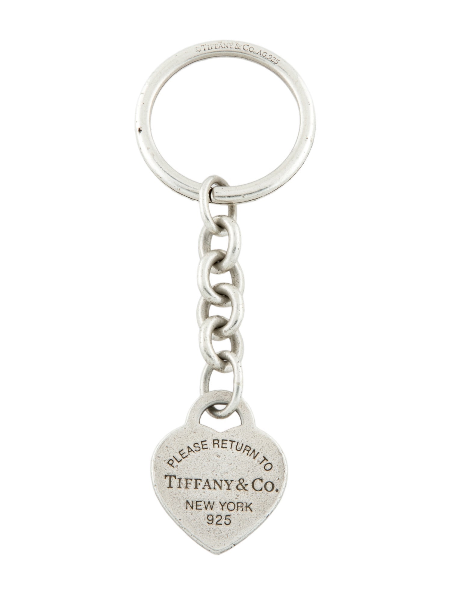 Tiffany & Co. Silver Heart Keychain