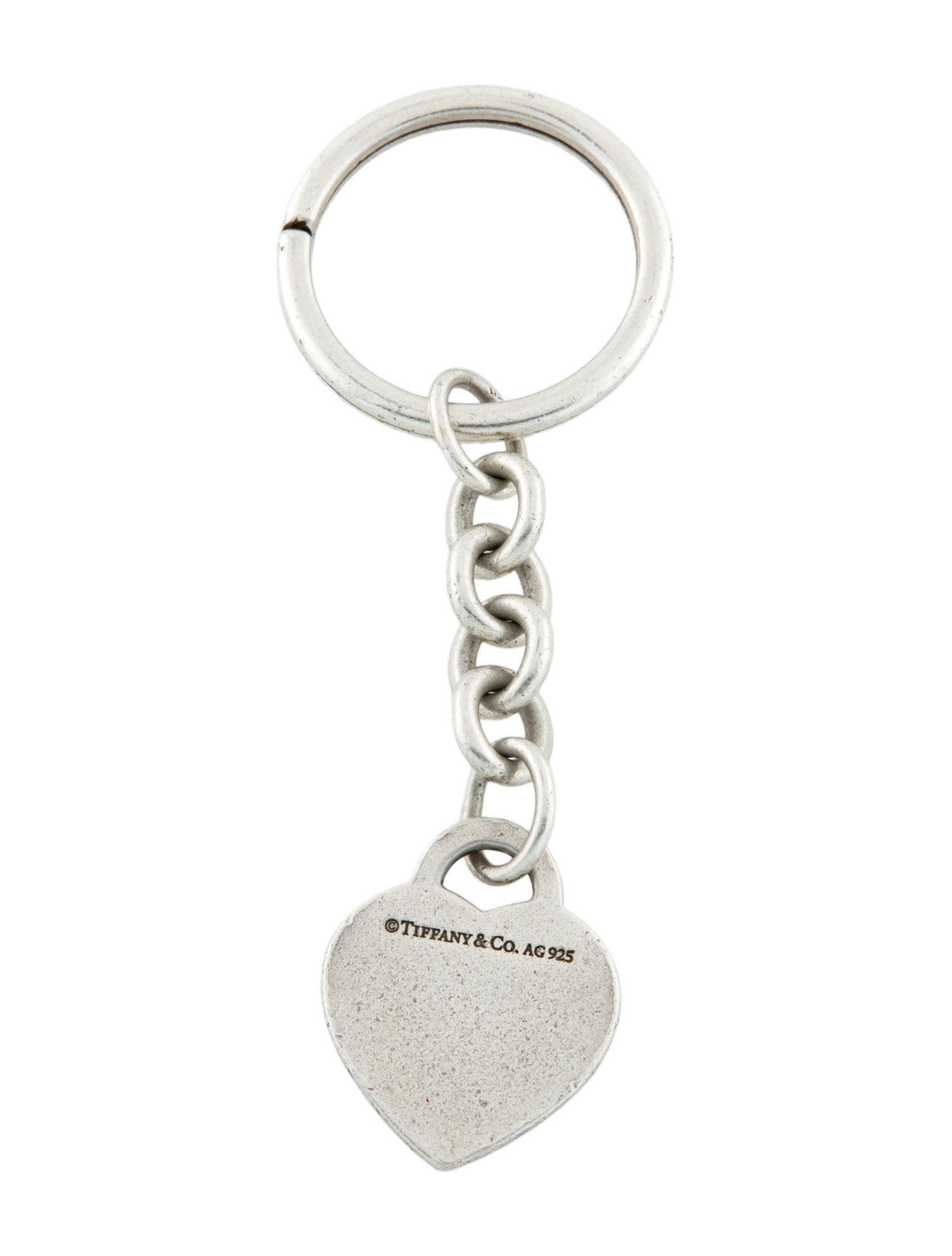 Tiffany & Co. Silver Heart Keychain