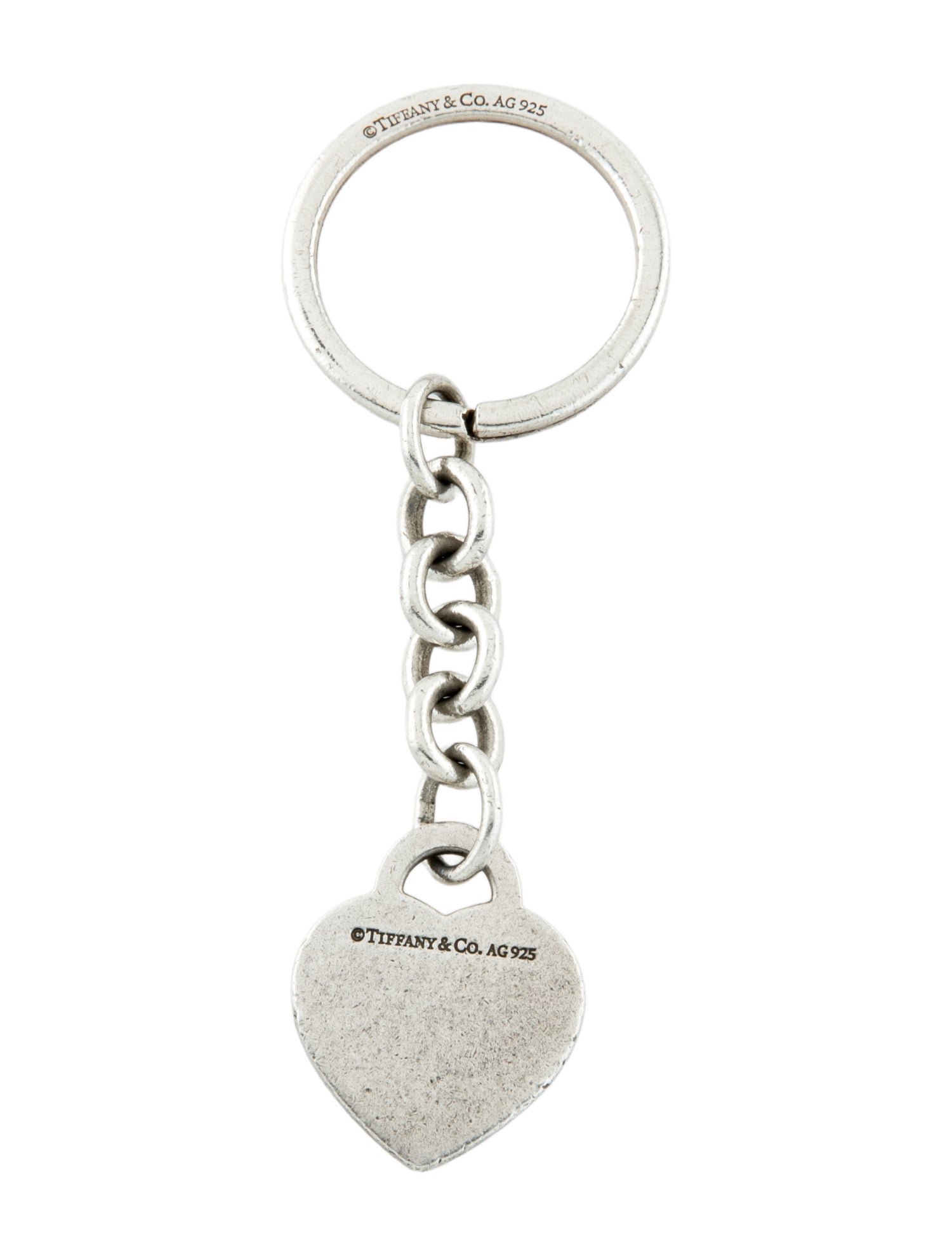 Tiffany & Co. Silver Heart Keychain