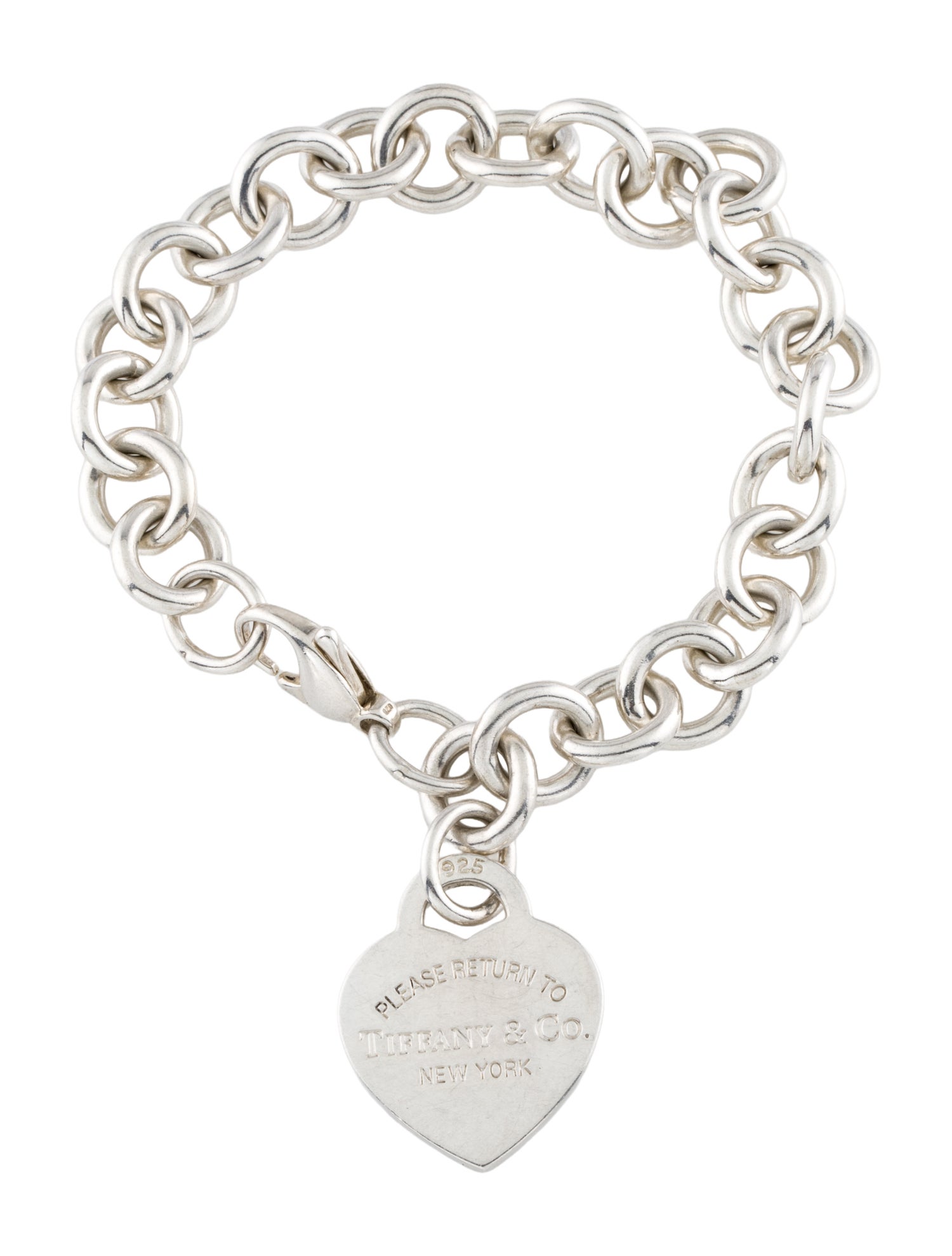 Tiffany & Co. Heart Tag Charm Bracelet