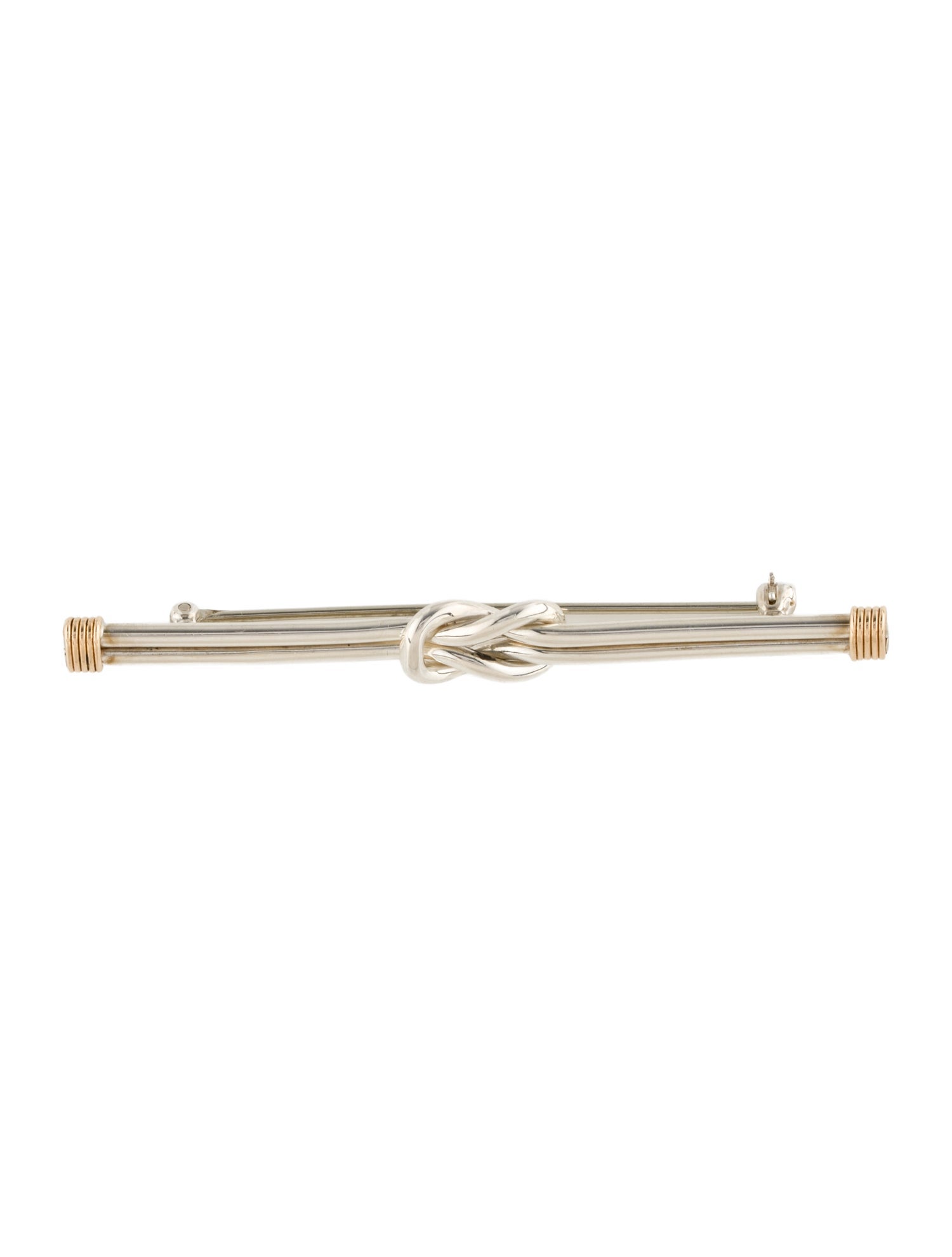 Tiffany & Co. Vintage Two-Tone Knot Brooch