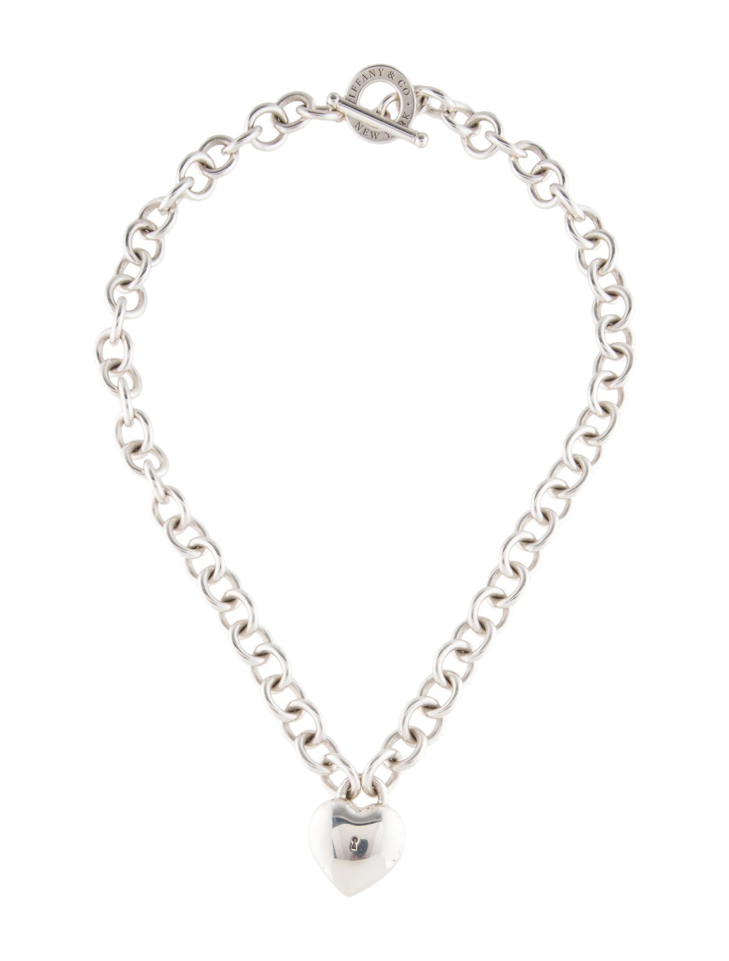 Tiffany & Co. Full Heart Toggle Necklace